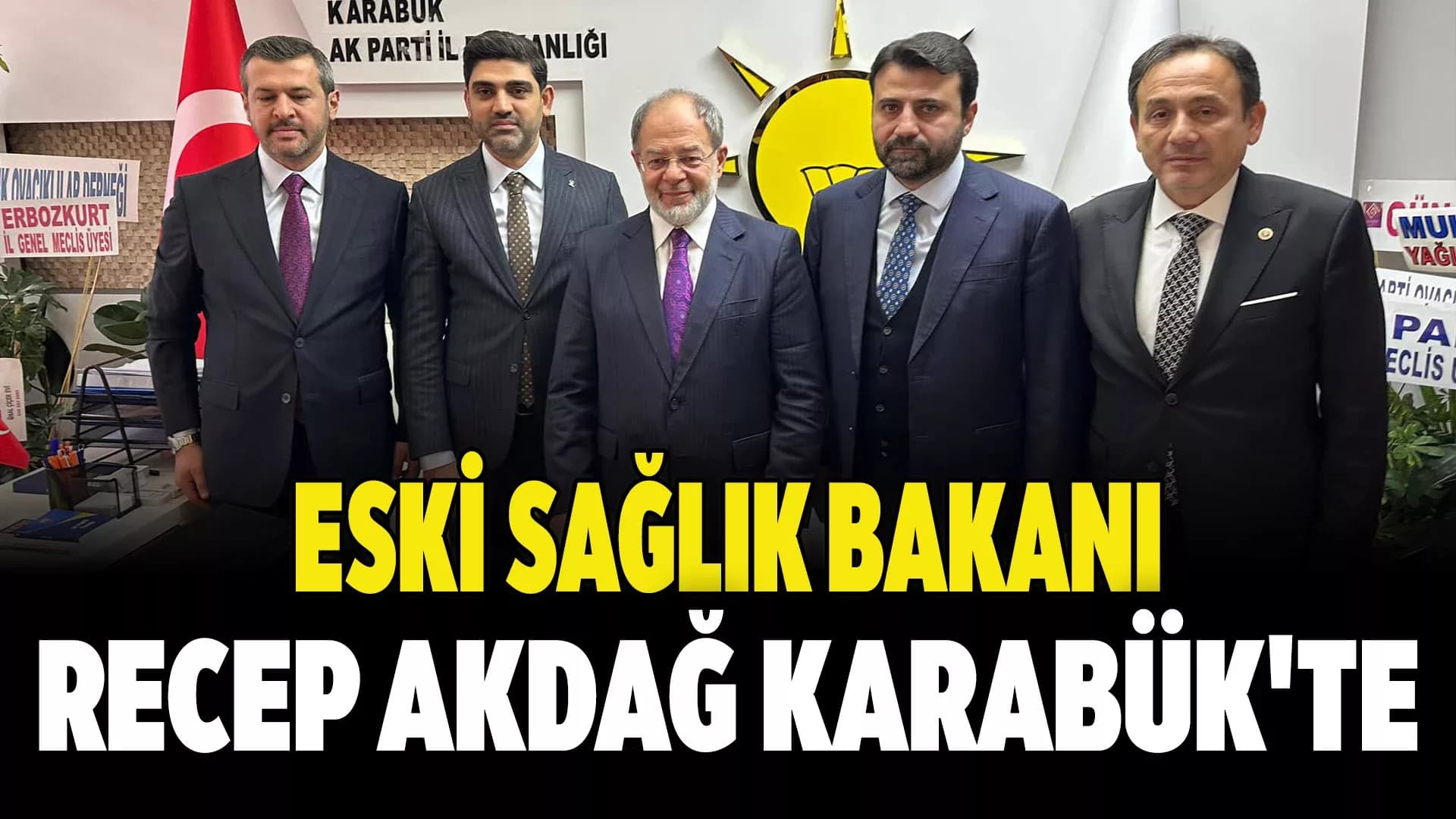 Eski Sağlık Bakanı Recep Akdağ'dan Karabük'e Ziyaret
