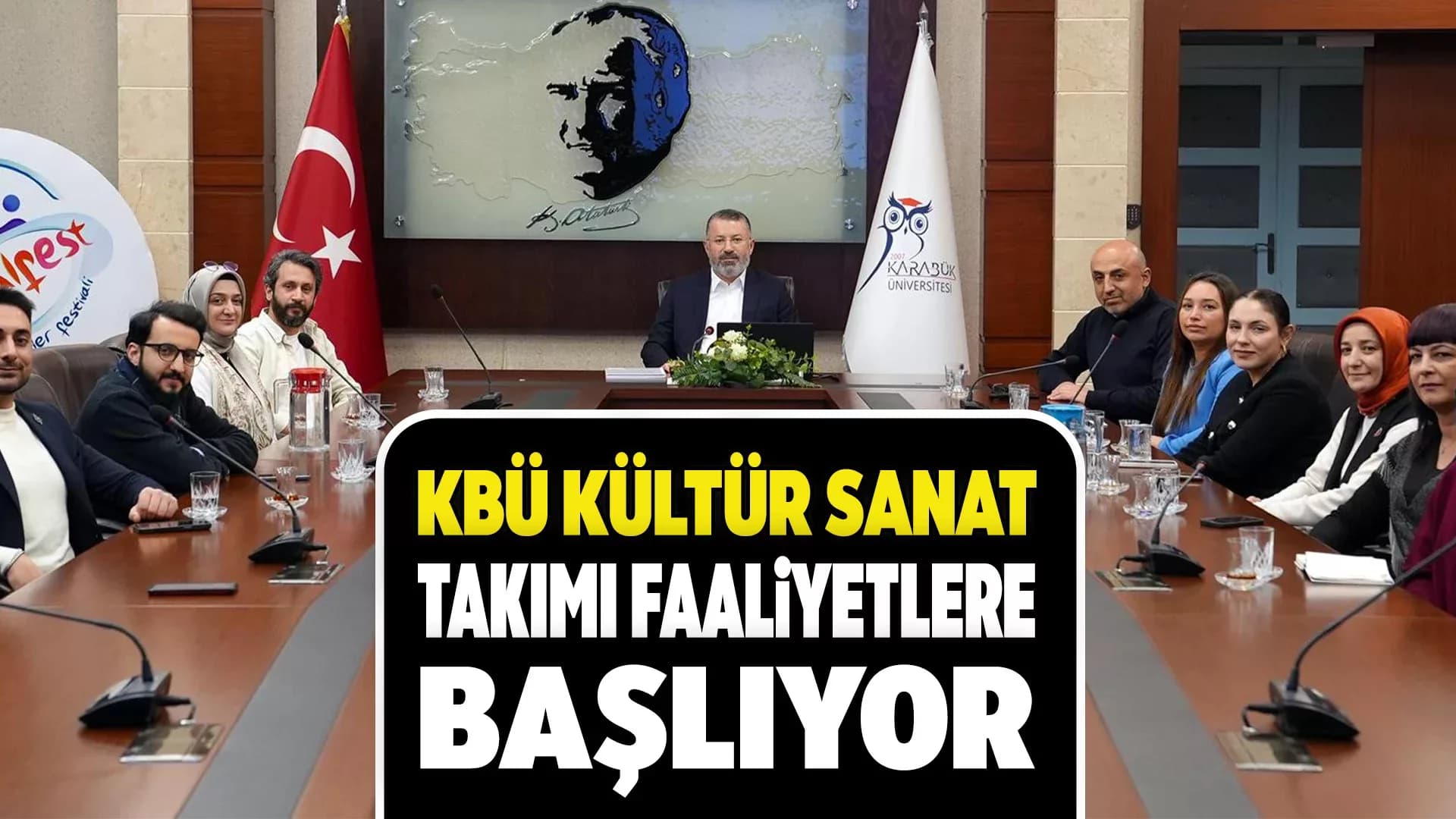 KBÜ Kültür Sanat Çalışma Takımı Faaliyetlerine Başlıyor