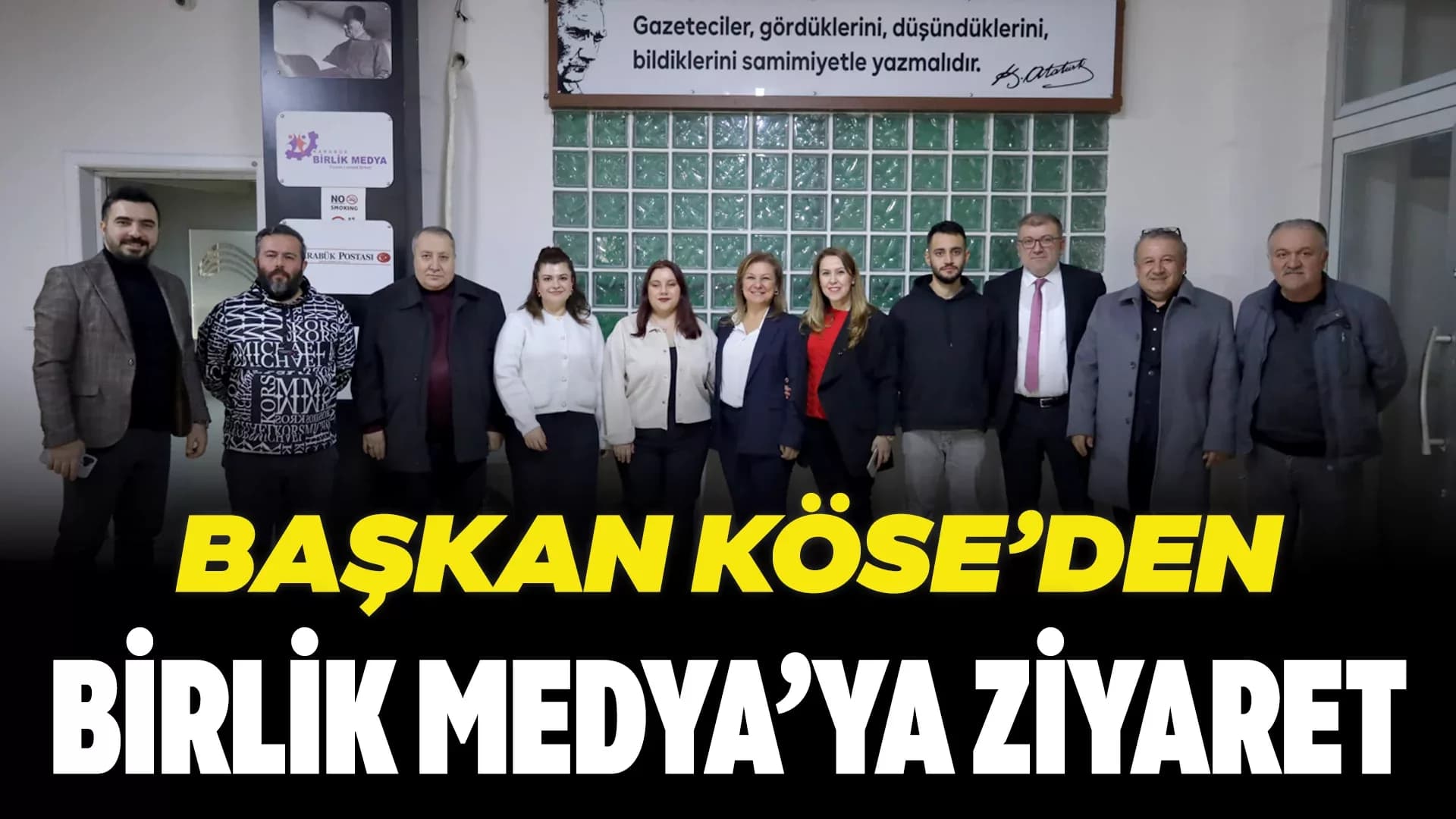 Başkan Köse'den Birlik Medya'ya Ziyaret