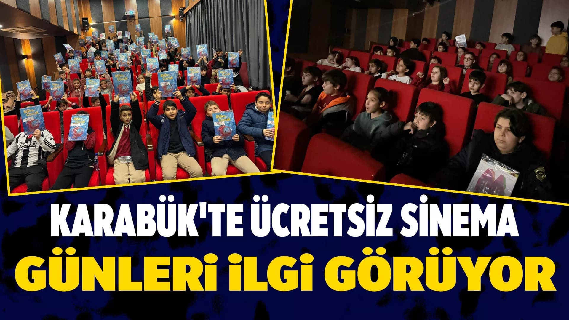 Karabük'te Ücretsiz Sinema Günleri İlgi Görüyor