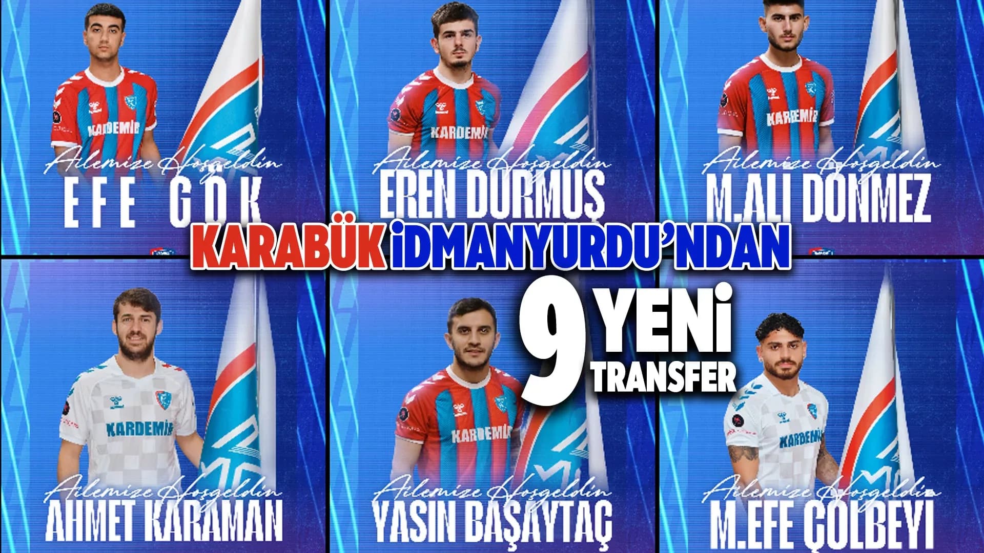 Karabük İdmanyurdu'ndan 9 Transfer Birden