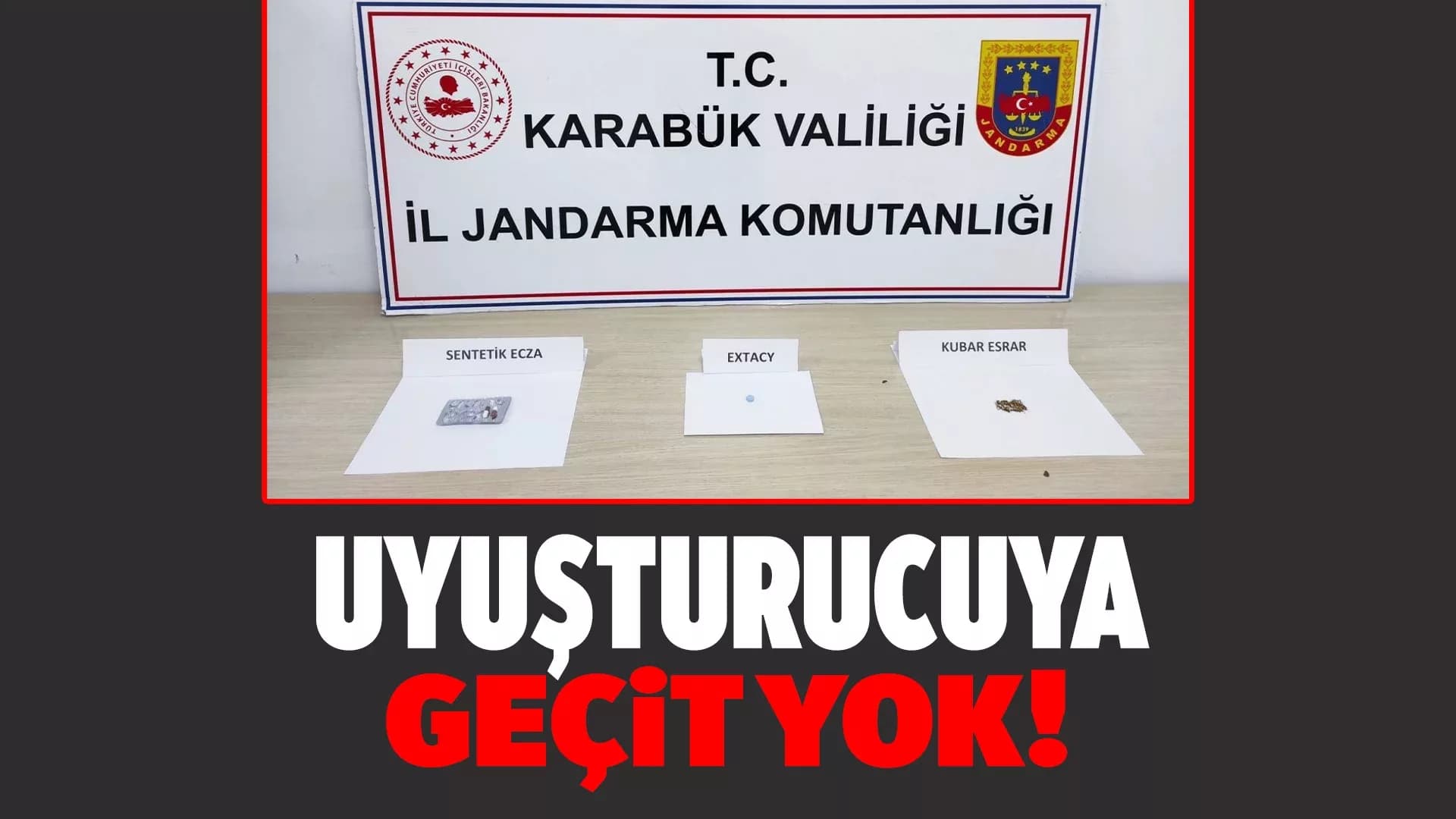 Karabük'te Uyuşturucu Operasyonu: 2 Gözaltı