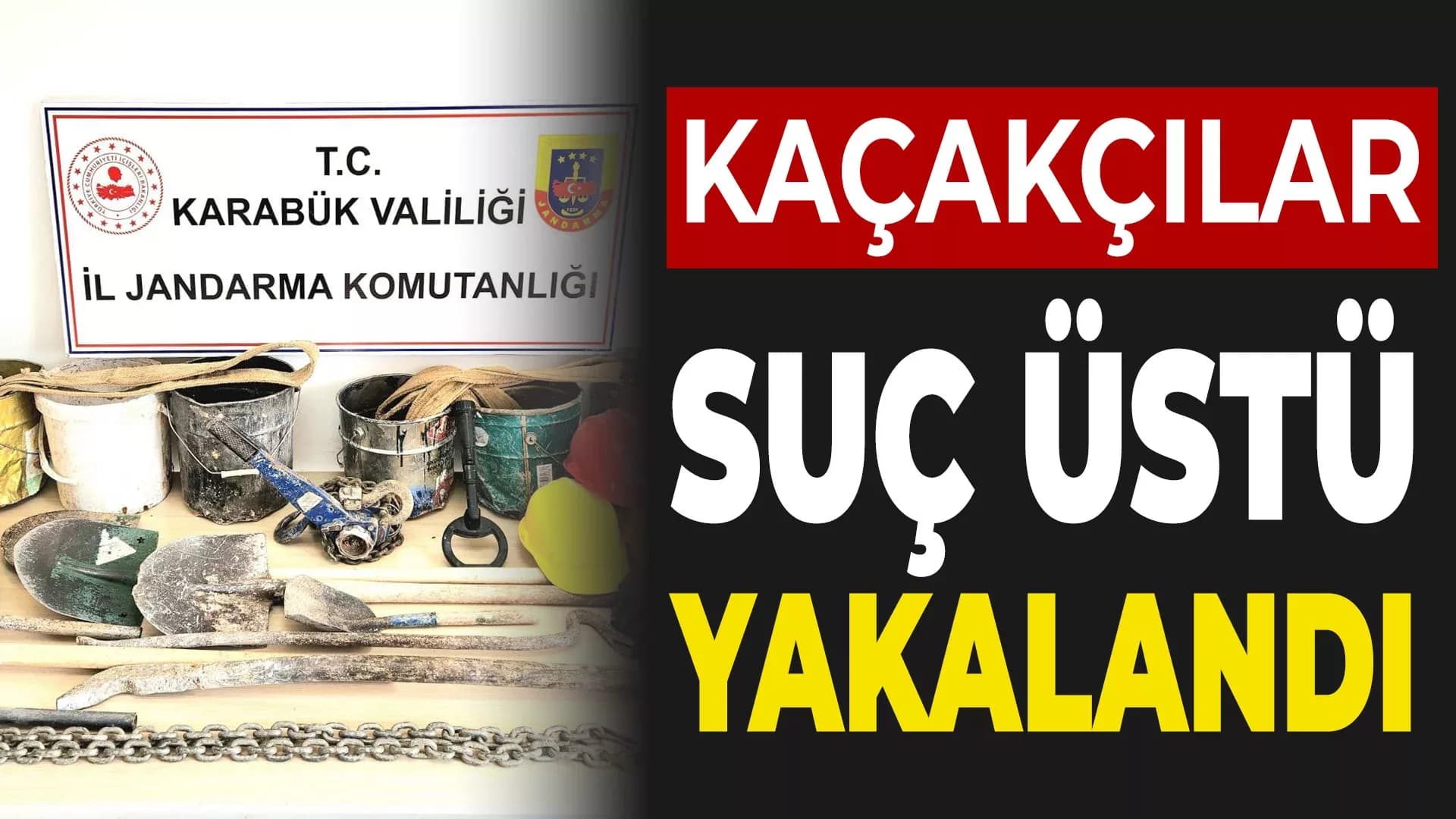 Karabük'te Tarihi Eser Kaçakçıları Suçüstü Yakalandı