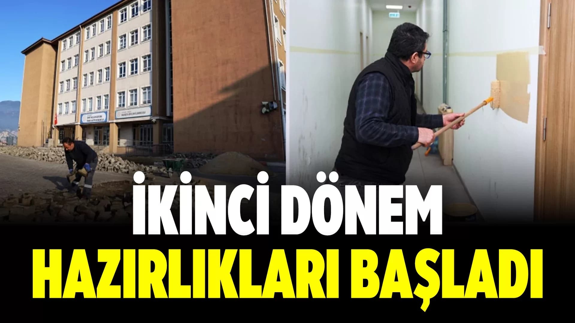 Karabük'teki Okullarda 2. Dönem Hazırlıkları Başladı