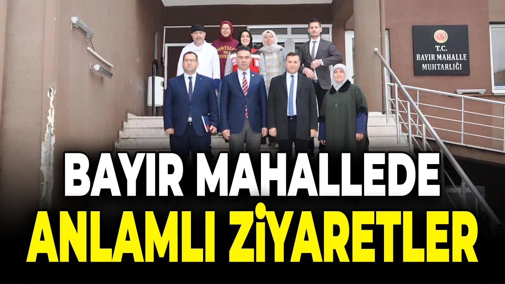 Karabük’te “Her Hafta Bir Mahallemizdeyiz” Projesi Devam Ediyor