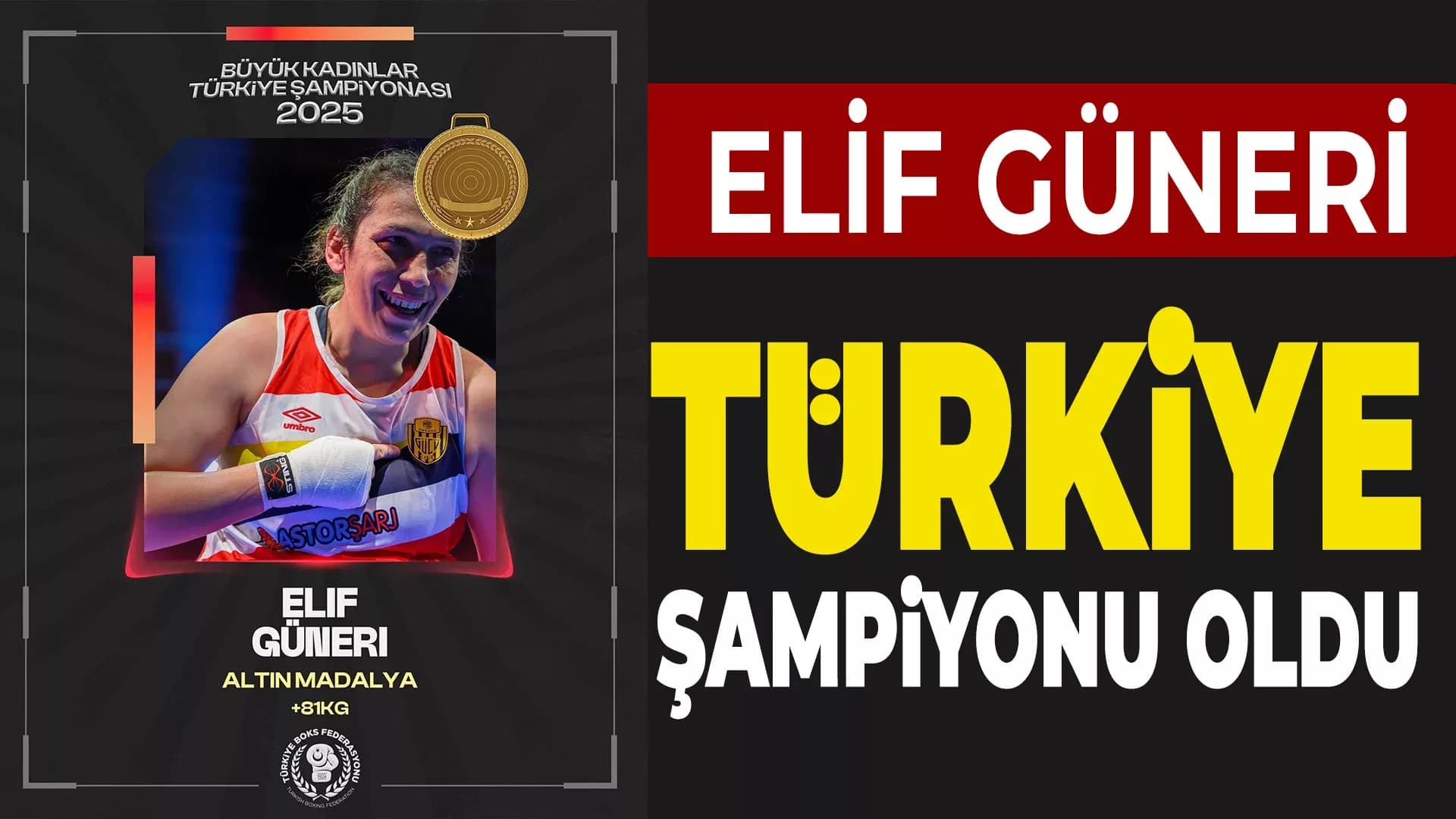 Karabüklü Elif Güneri’den Altın Madalya
