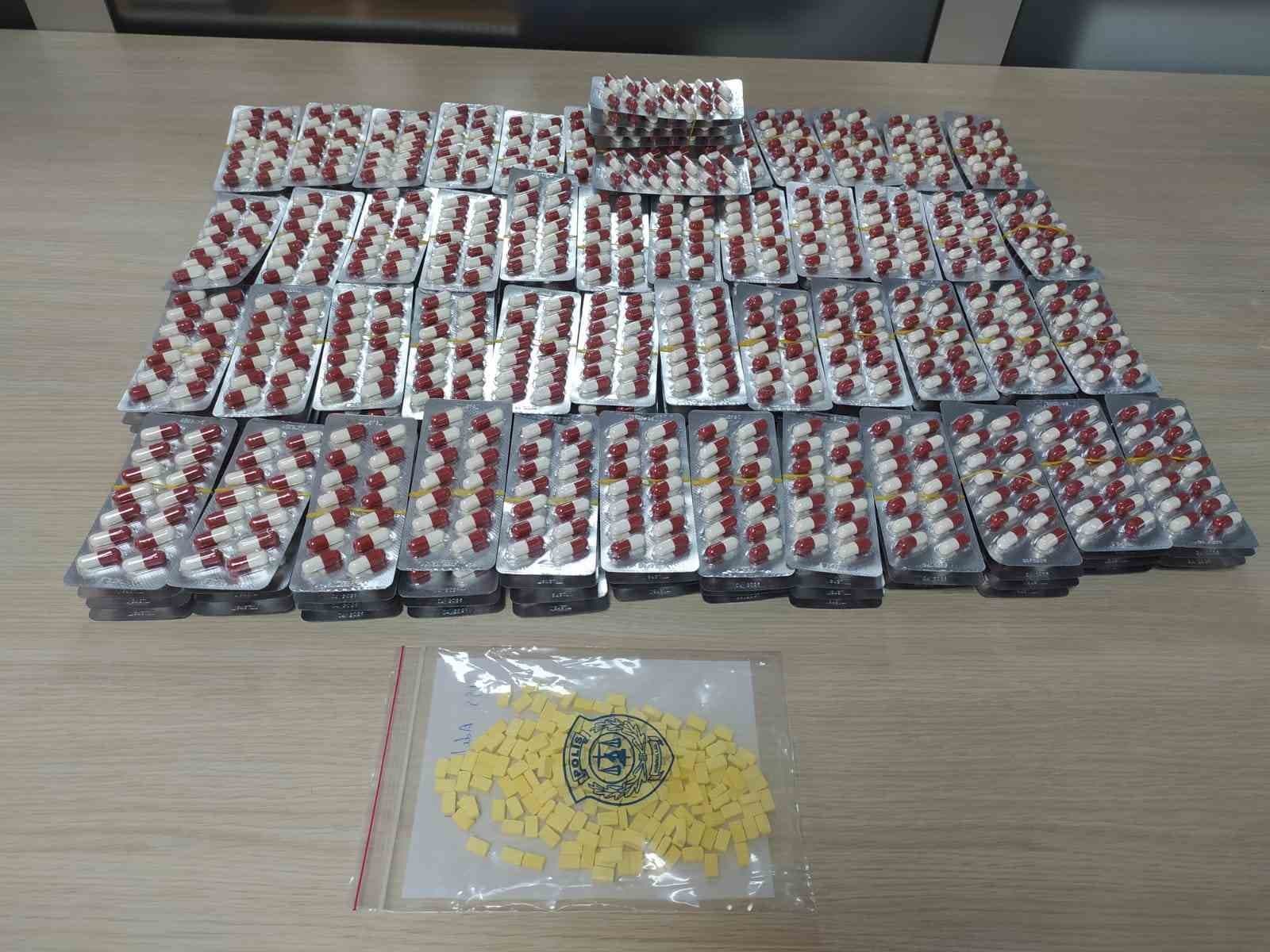 Kastamonu’da binlerce uyuşturucu hap yakalandı