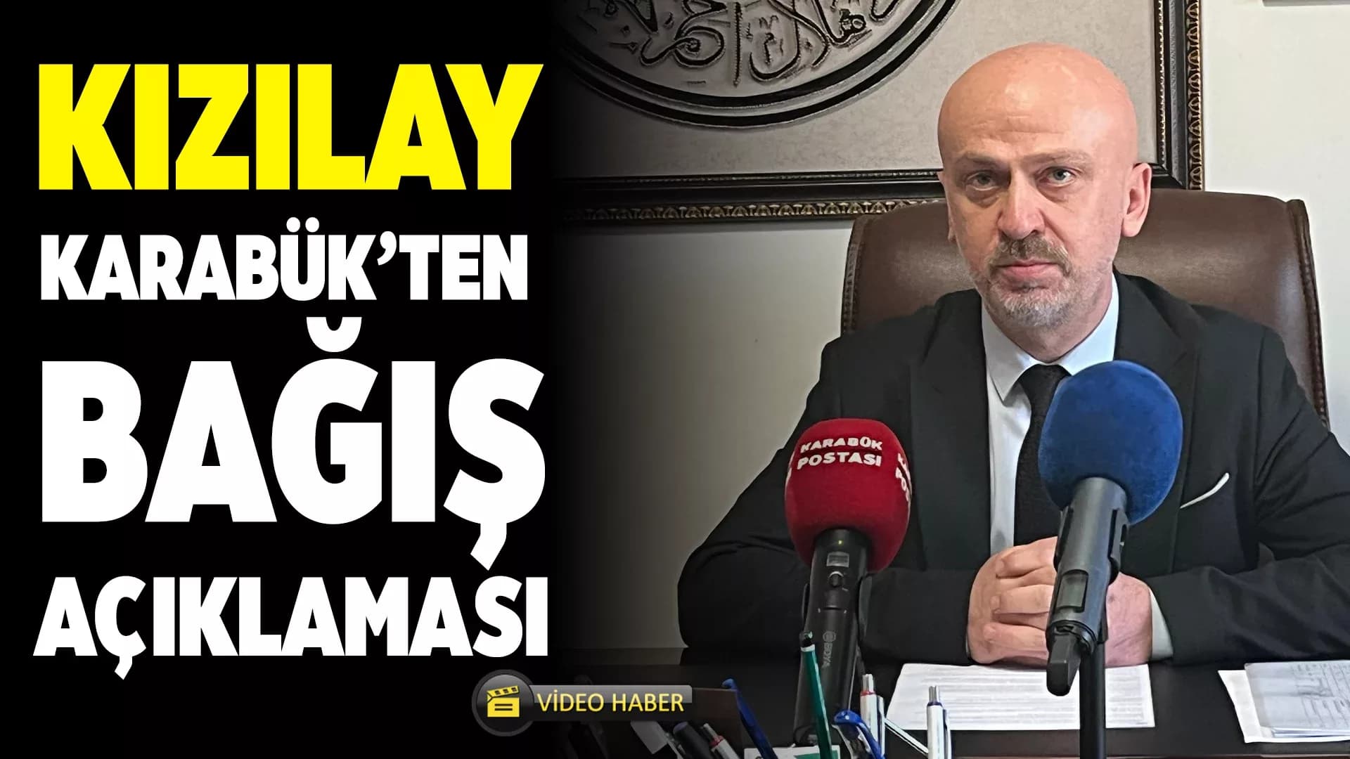 Kızılay Karabük Şubesinden Bağış Açıklaması