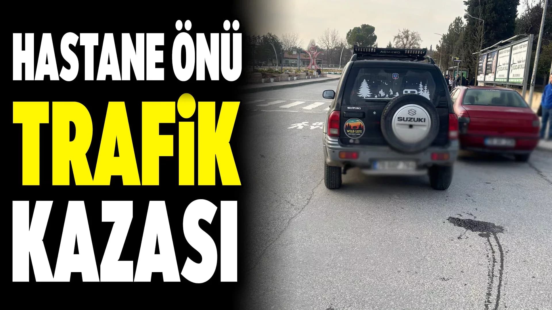 Karabük'te Ciple Çarpışan Otomobildeki 2 Kişi Yaralandı