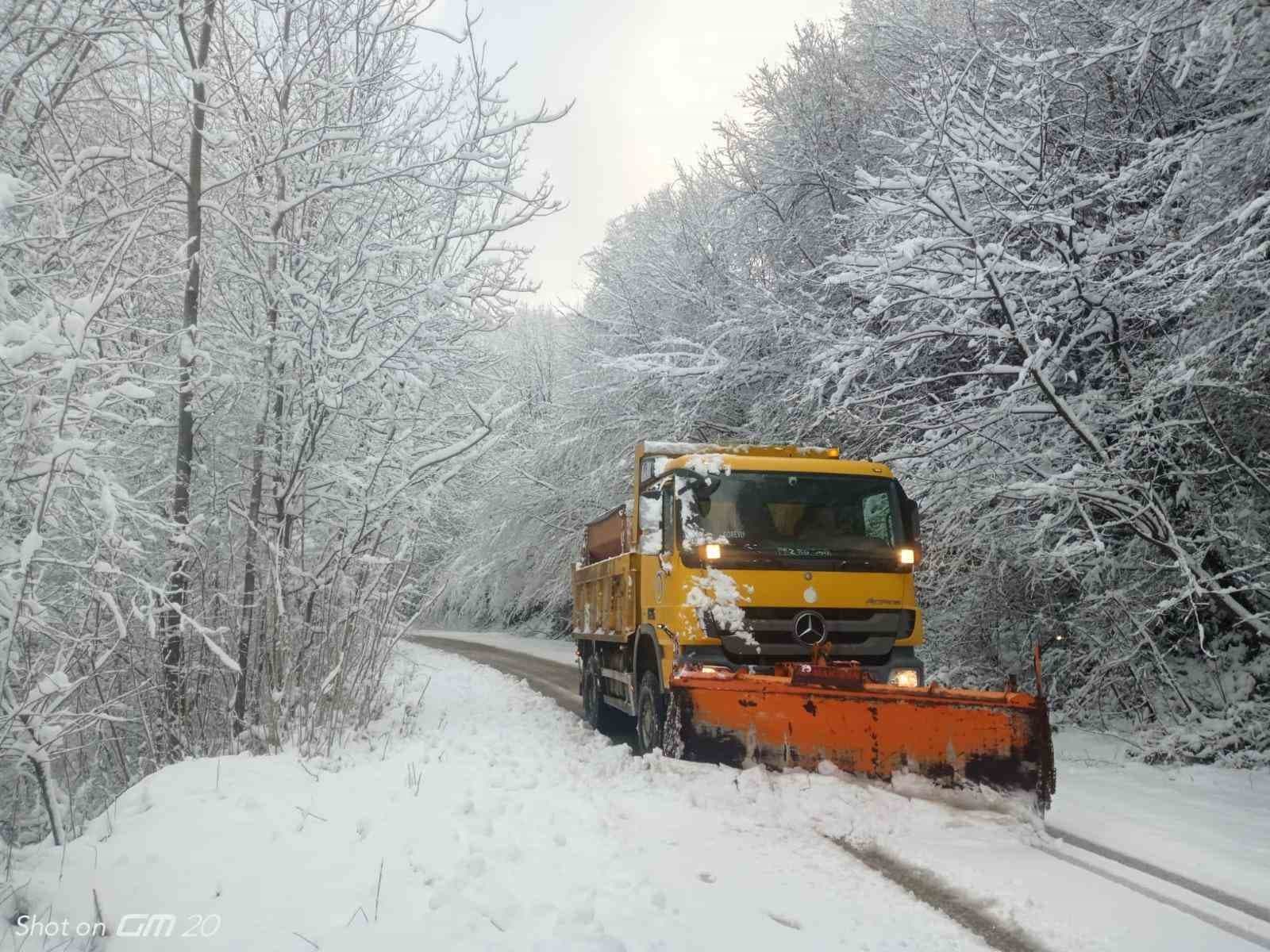Ordu’nun yüksek kesimlerinde kar kalınlığı 60 santimetreye ulaştı