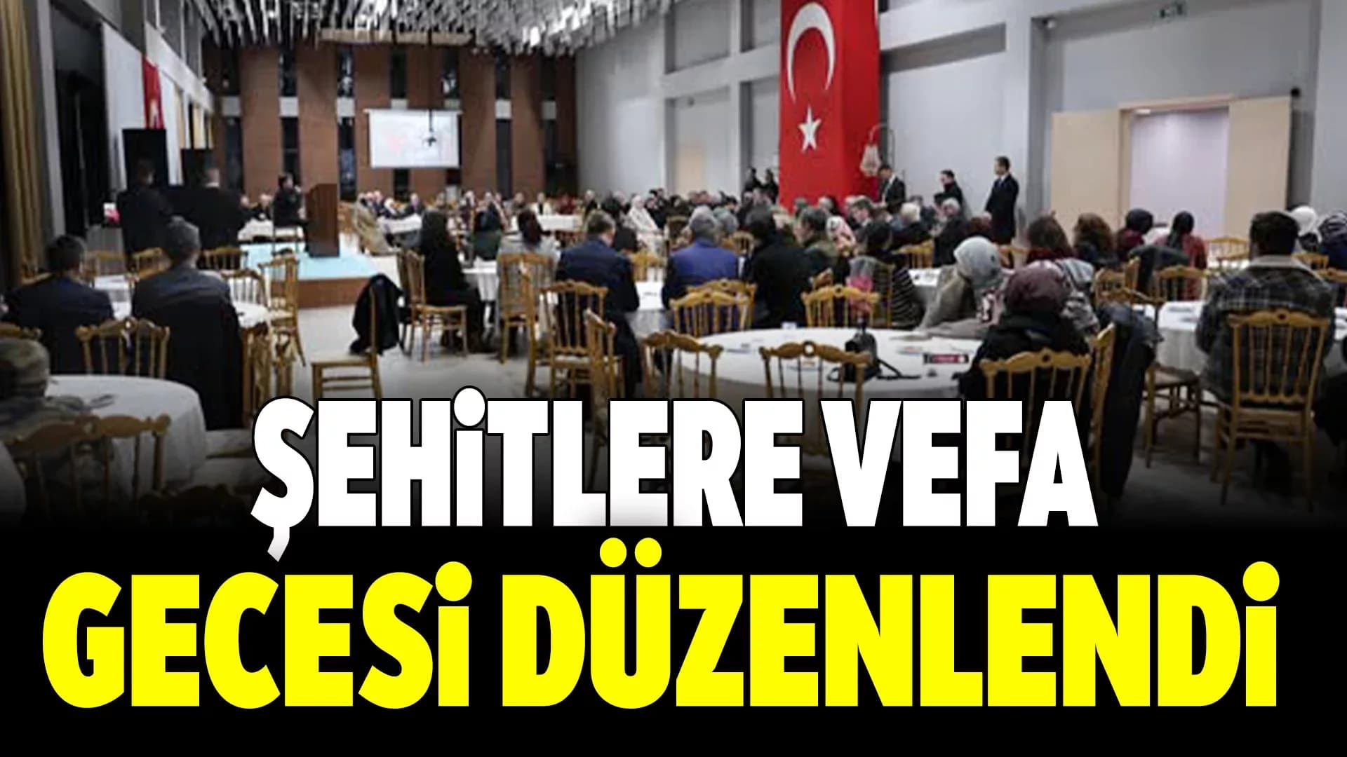 Karabük'te Şehitlere Vefa Gecesi Düzenlendi