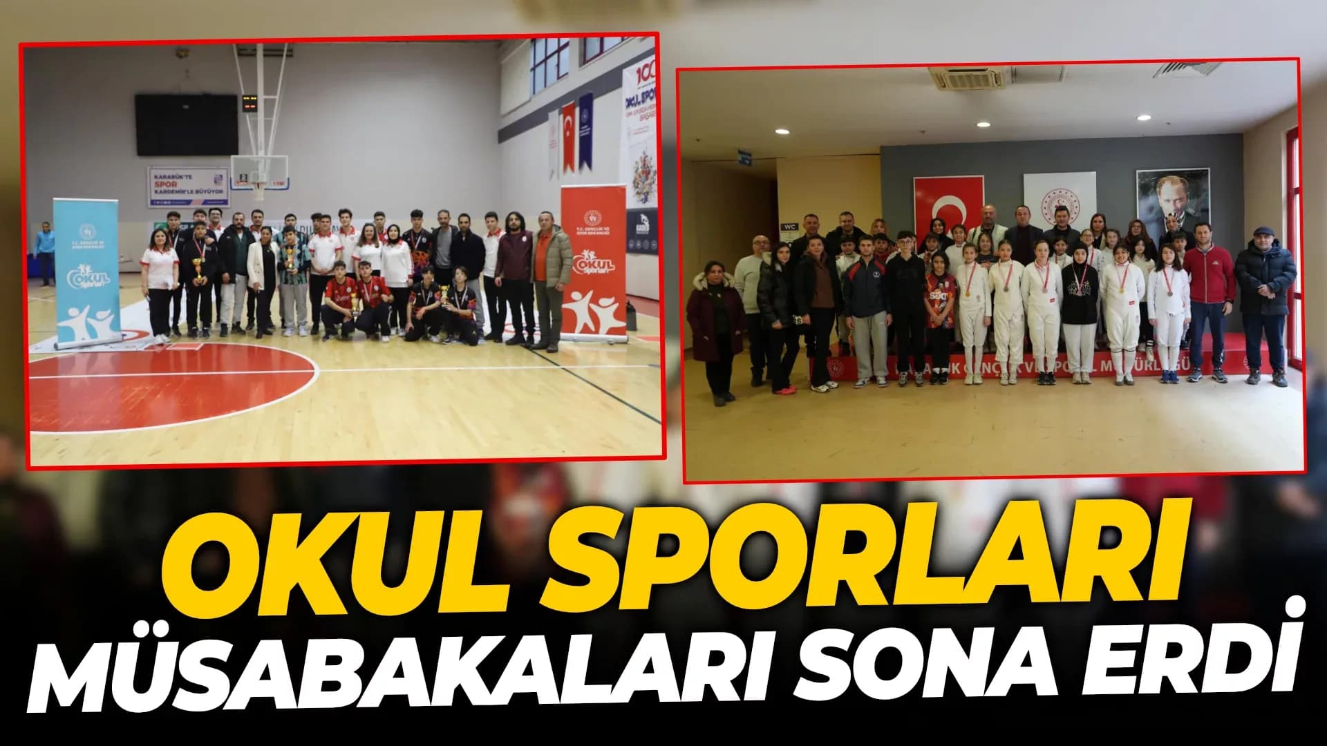 Karabük'te Okul Sporları Müsabakaları Sona Erdi