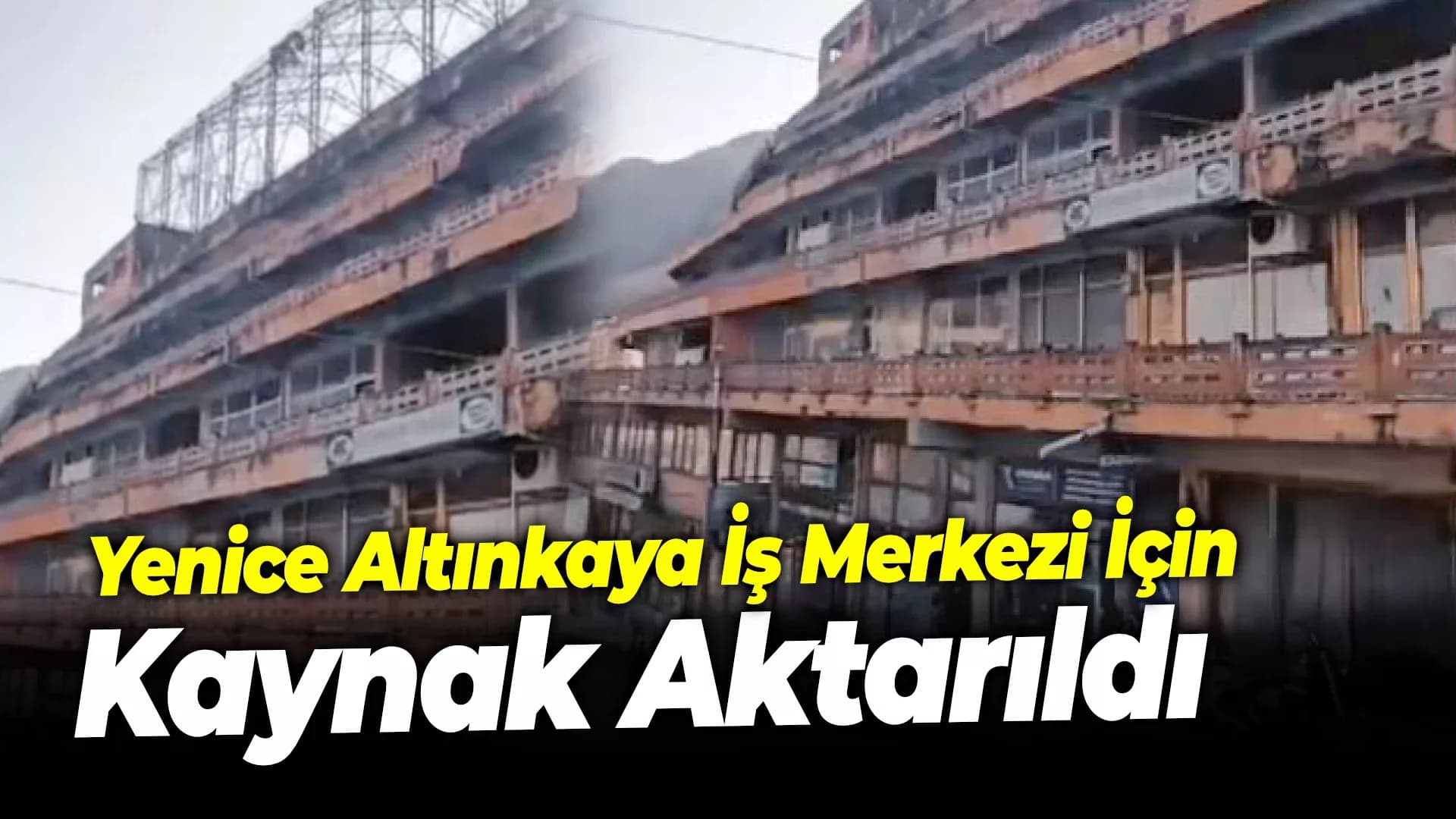 Yenice Altınkaya İş Merkezi İçin Kaynak Aktarıldı