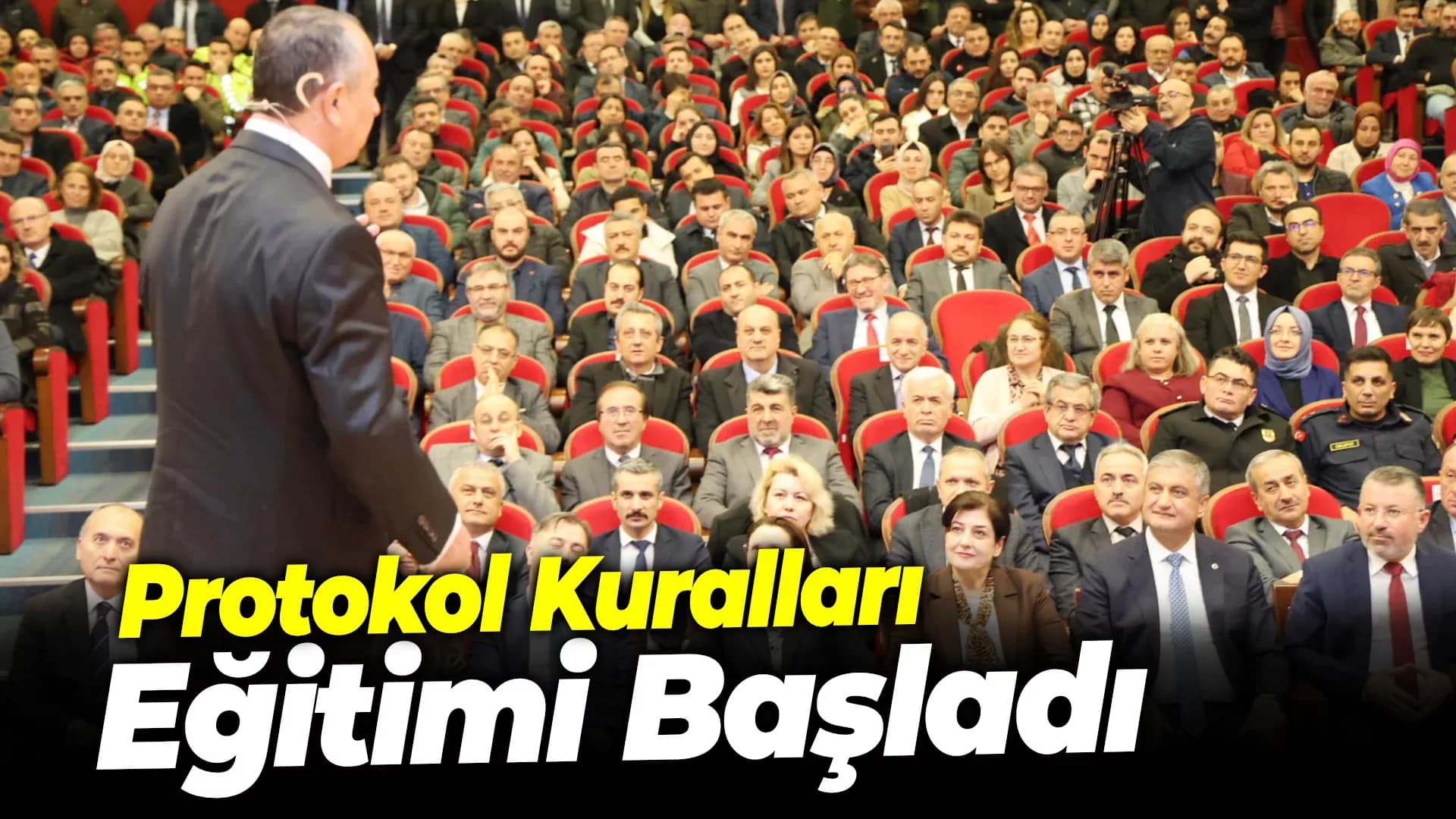 Karabük'te Protokol Kuralları Eğitimi Başladı