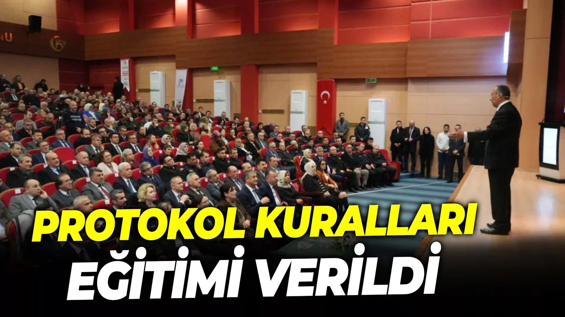 Karabük'te "Protokol Kuralları Eğitimi" verildi