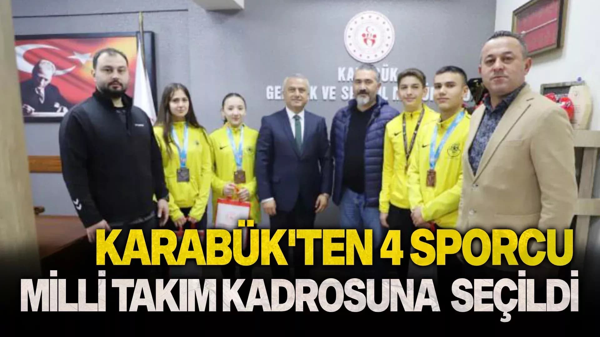 Karabük’ten 4 Sporcu Milli Takım Kadrosuna Seçildi