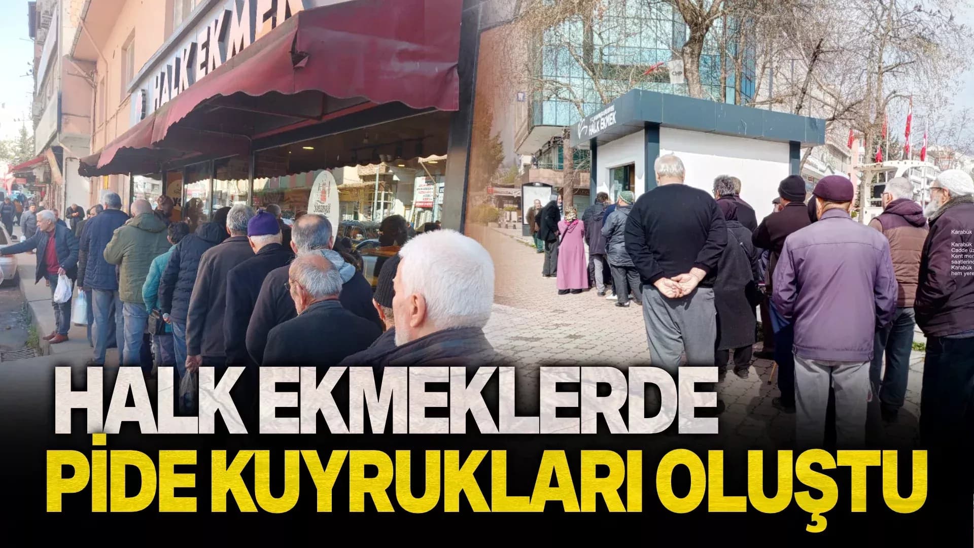 Belediye Fırınlarında Ucuz Pide Kuyruğu