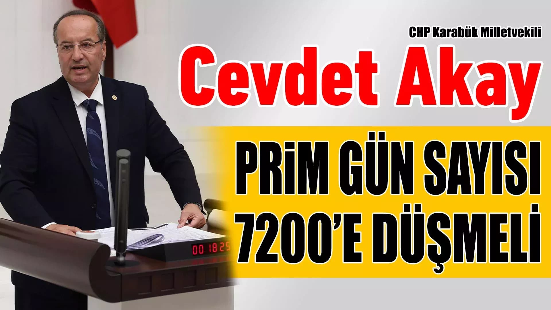 CHP’li Akay’dan Kademeli Emeklilik İçin Teklif