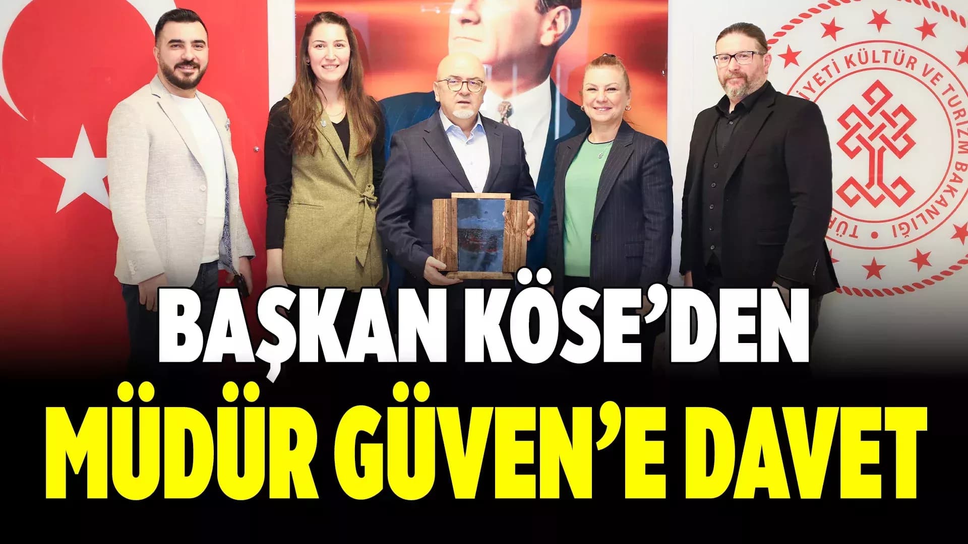 Başkan Elif Köse’den Sinema Genel Müdürü Birol Güven’e Festival Daveti