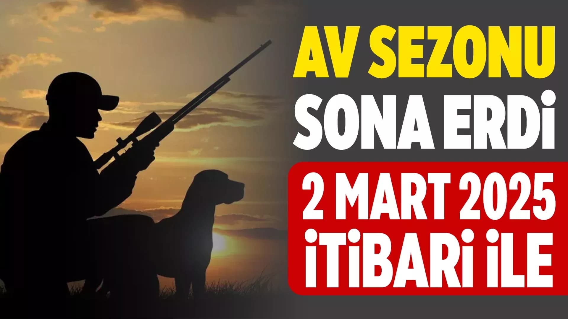 Av Sezonu Sona Erdi