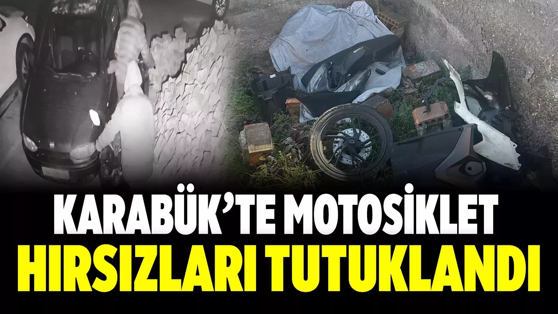 Karabük'te Motor Hırsızları Yakalandı