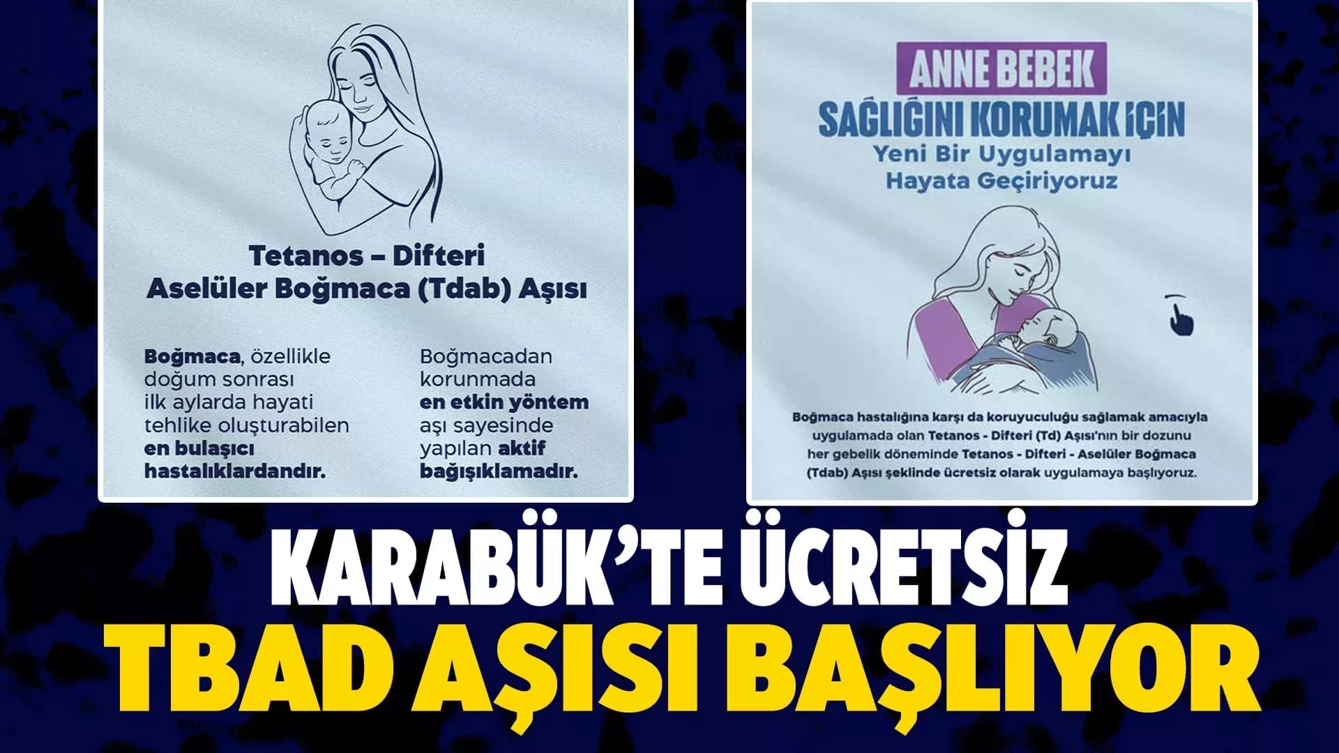 Karabük'te Gebelere Ücretsiz Tdab Aşısı Uygulaması Başlıyor