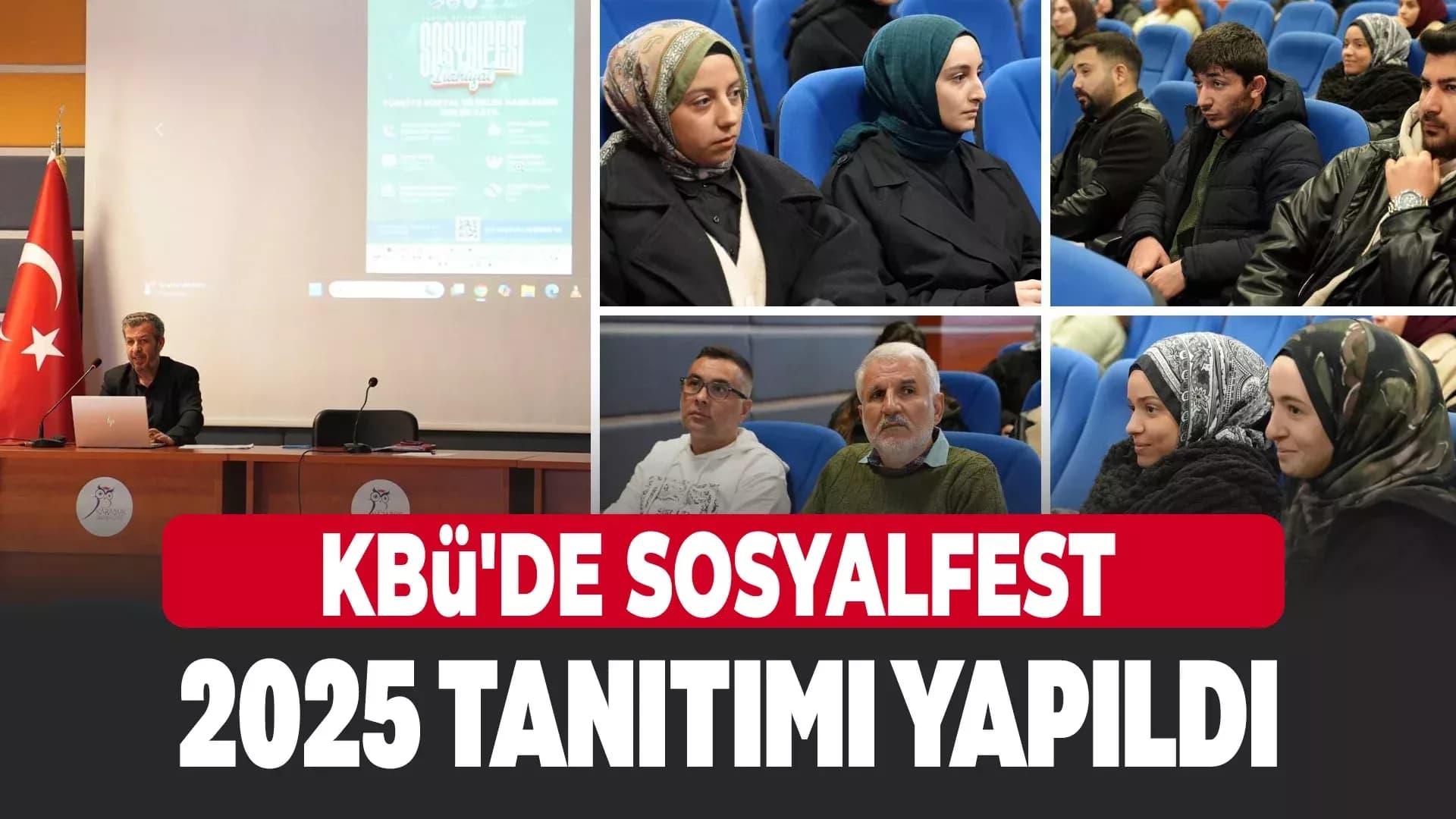 Karabük'te Öğrencilere Sosyalfest Bilgilendirmesi