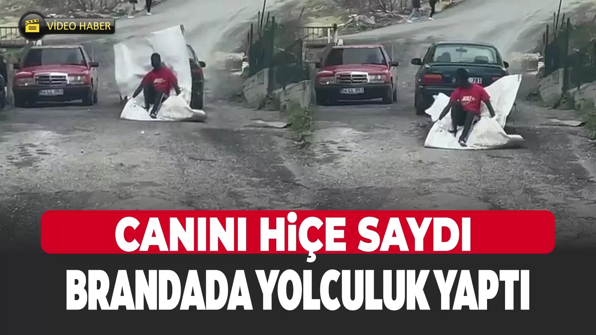 Karabük'te Brandada Tehlikeli Yolculuk