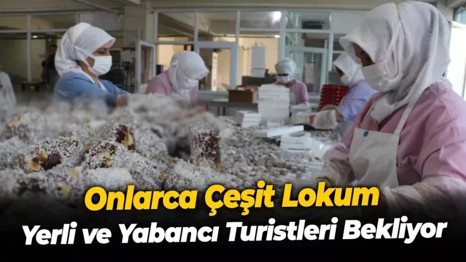 Ramazan Bayramı'nda Safranbolu'da 300 ton lokum satılması bekleniyor