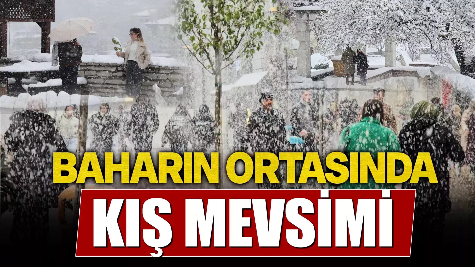 Karabük, Hafta Sonunu Kar Altında Geçirdi