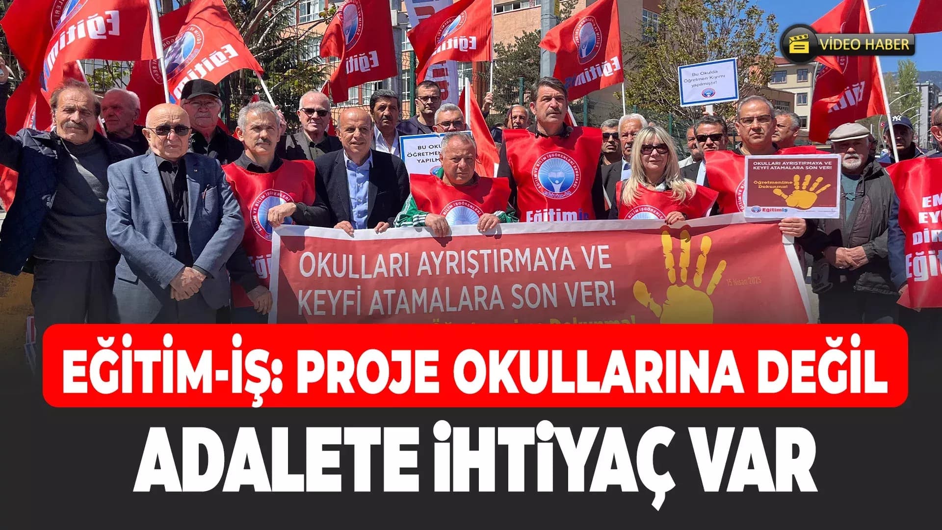 "Eğitimciler Proje Değil, Adalet İstiyor"
