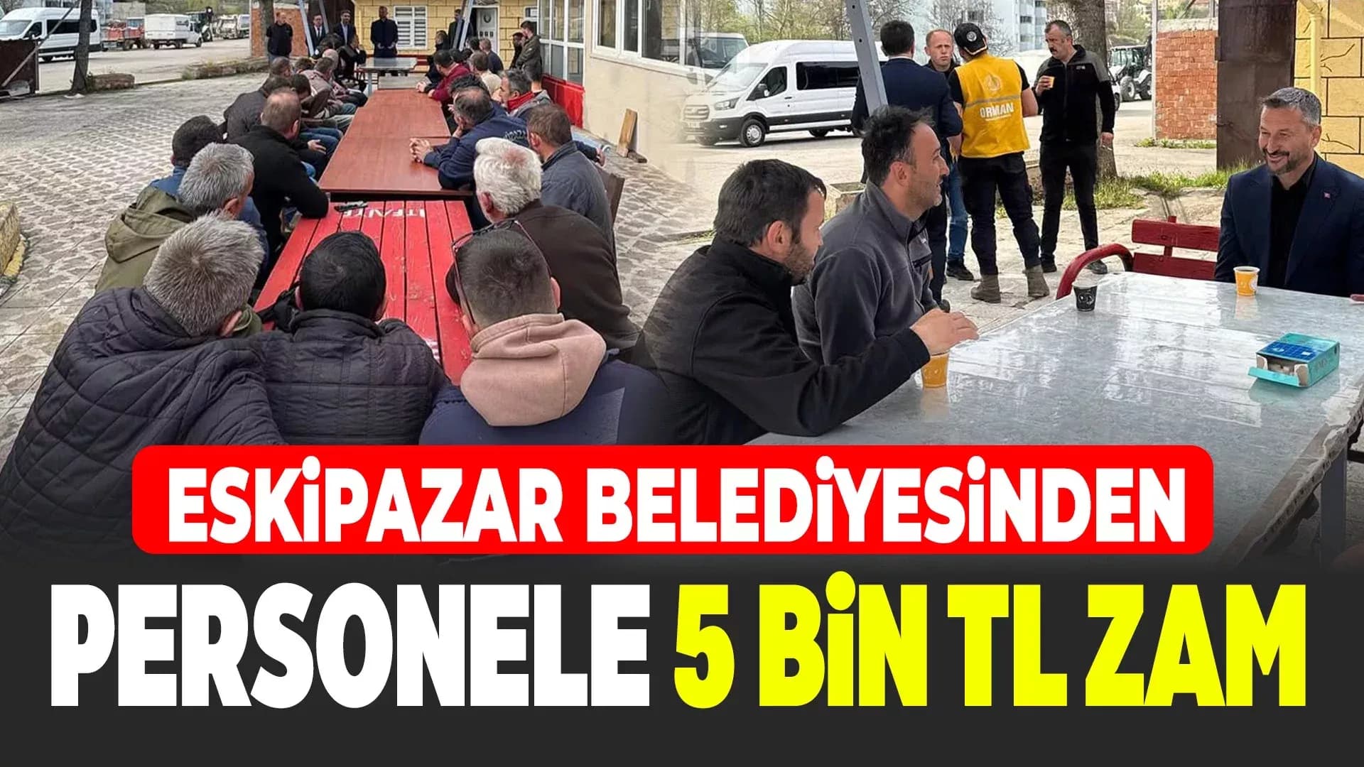 Başkan Civa’dan Personele Ek Zam Müjdesi