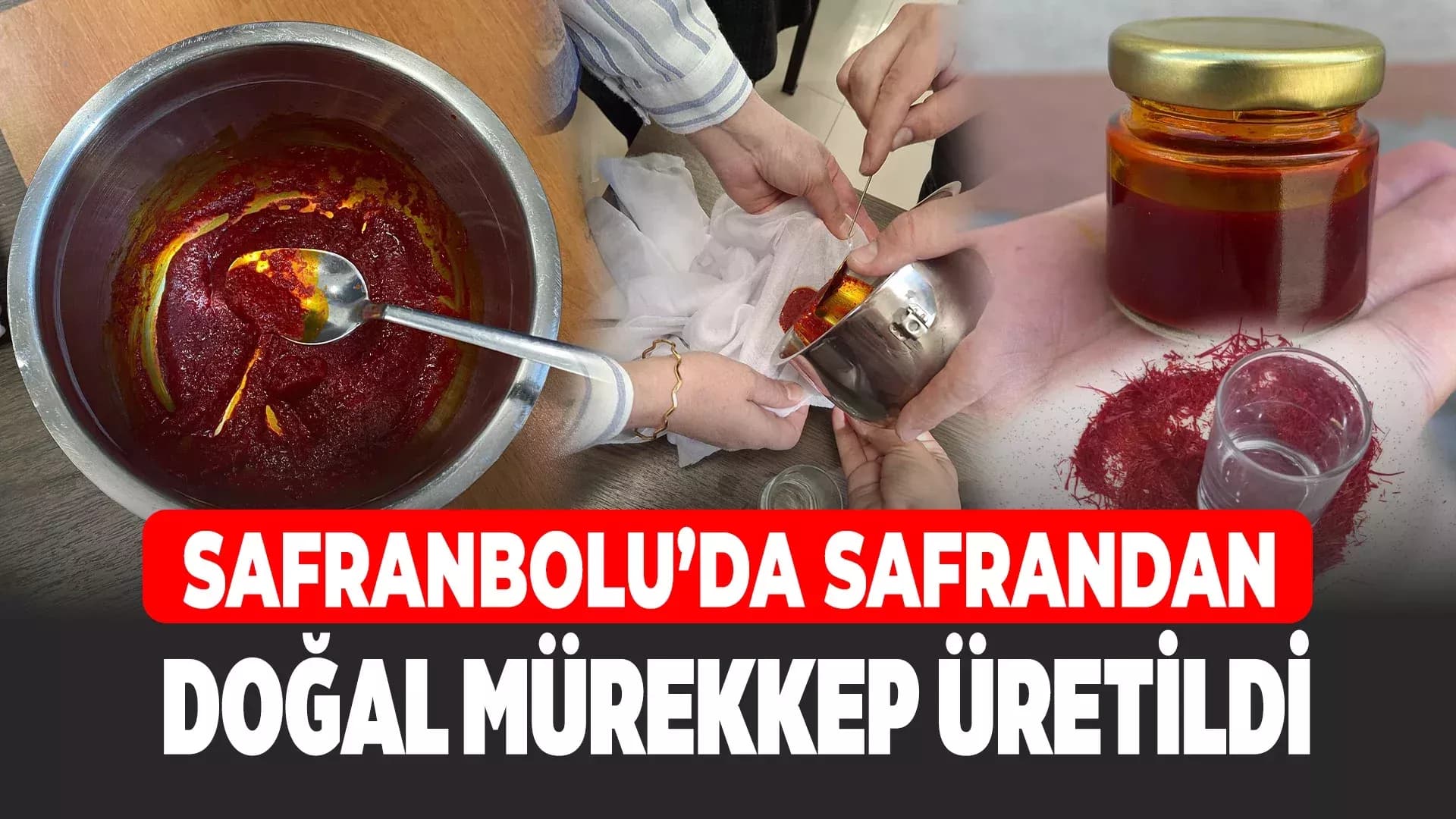 Safranbolu’nun Altını Safran, Bu Kez Mürekkep Oldu