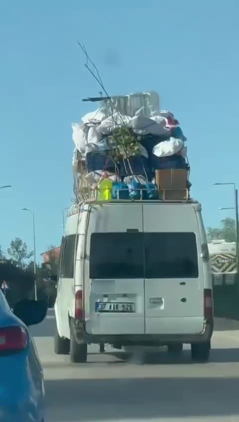Tehlikeli taşımacılık ve yolculuklar kamerada