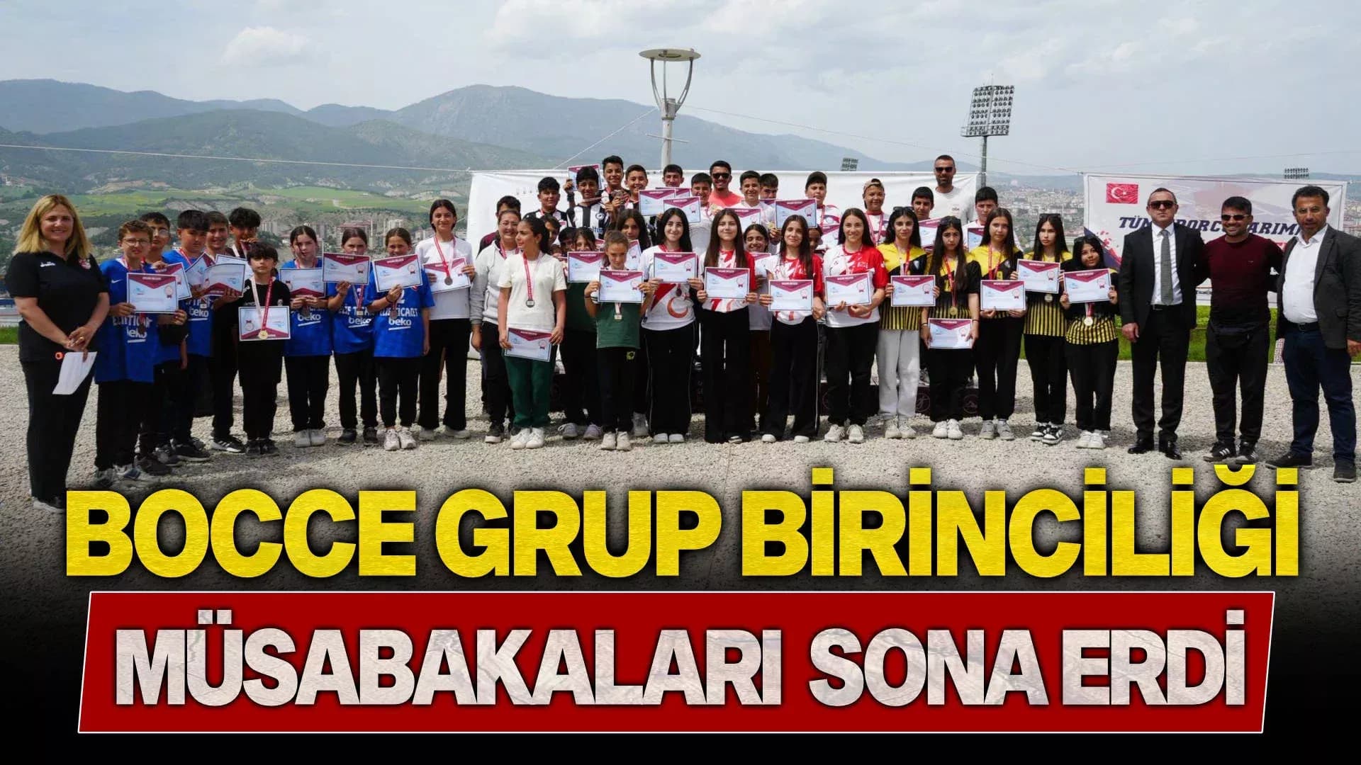 Okul Sporları Bocce Grup Birinciliği Müsabakaları Sona Erdi