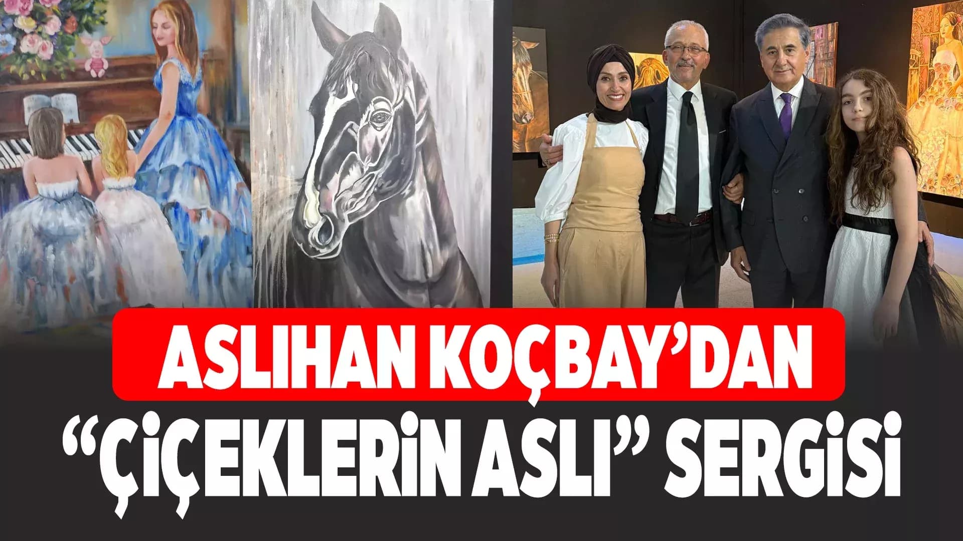 Karabüklü Aslıhan Koçbay’dan Ankara’da Anlamlı Resim Sergisi