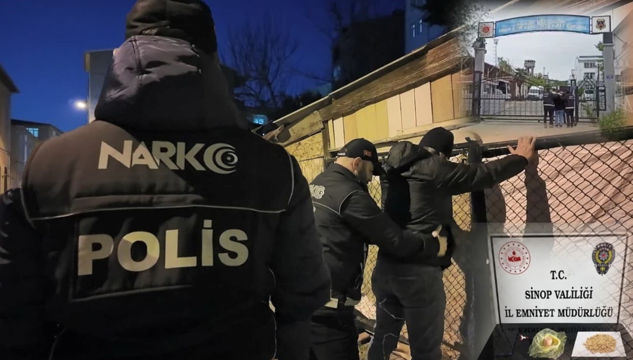 Sinop’ta uyuşturucu ve sahte para operasyonu: 3 tutuklama, 1 gözaltı