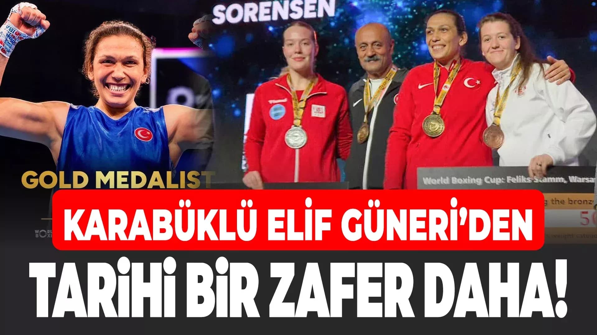 Elif Güneri’den Polonya’da Altın Madalya