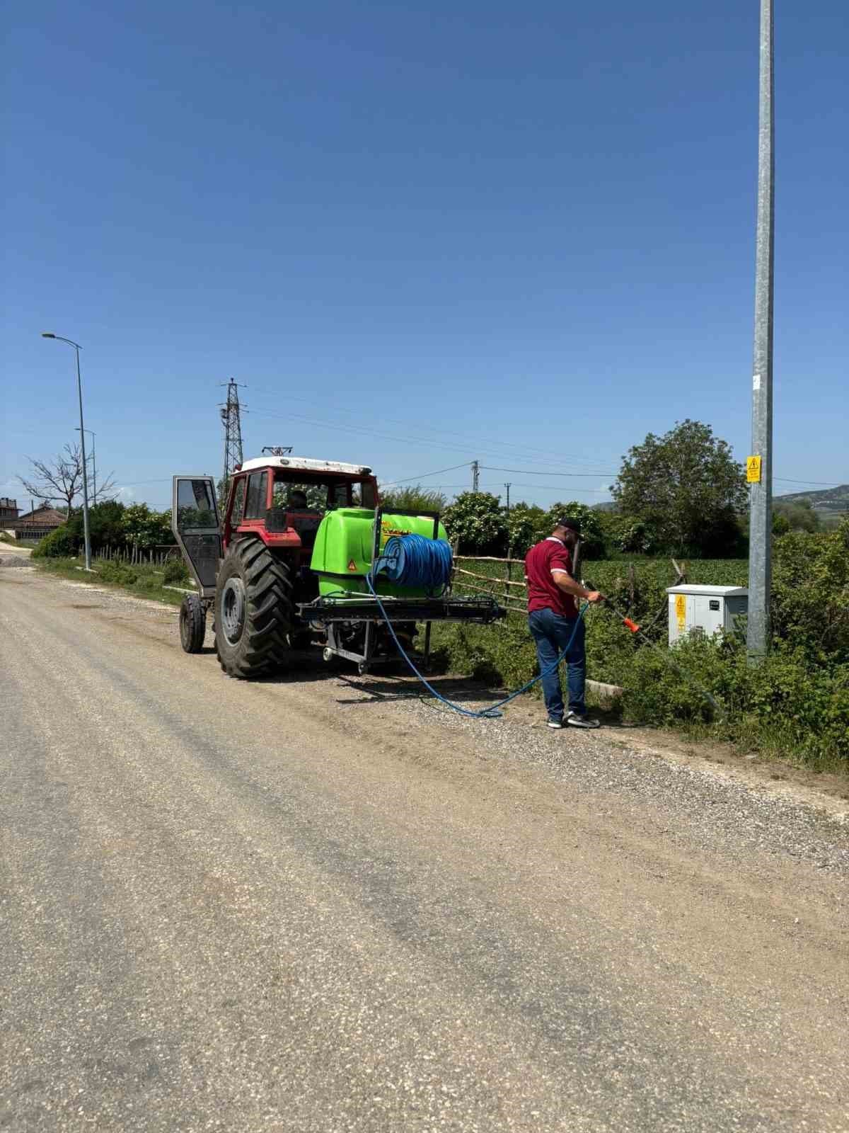 Taşköprü Belediyesi’nin haşereyle mücadele çalışmaları başladı