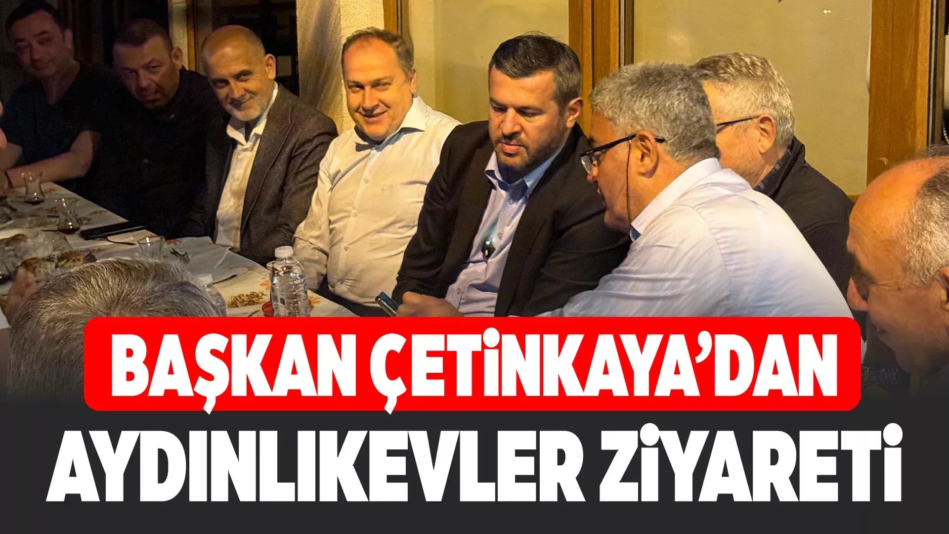 Çetinkaya'dan Aydınlıkevler Mahallesi’nde Vatandaşlarla Buluştu
