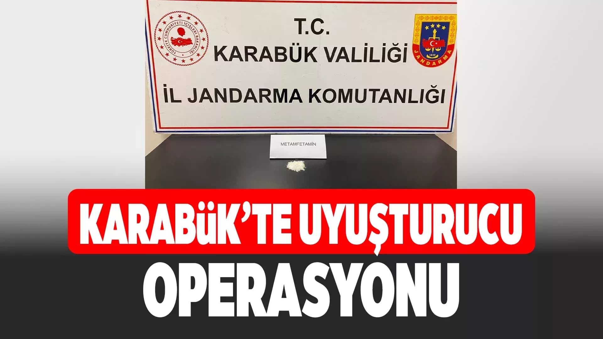 Uyuşturucu operasyonunda 8,13 gram metamfetamin ele geçirildi