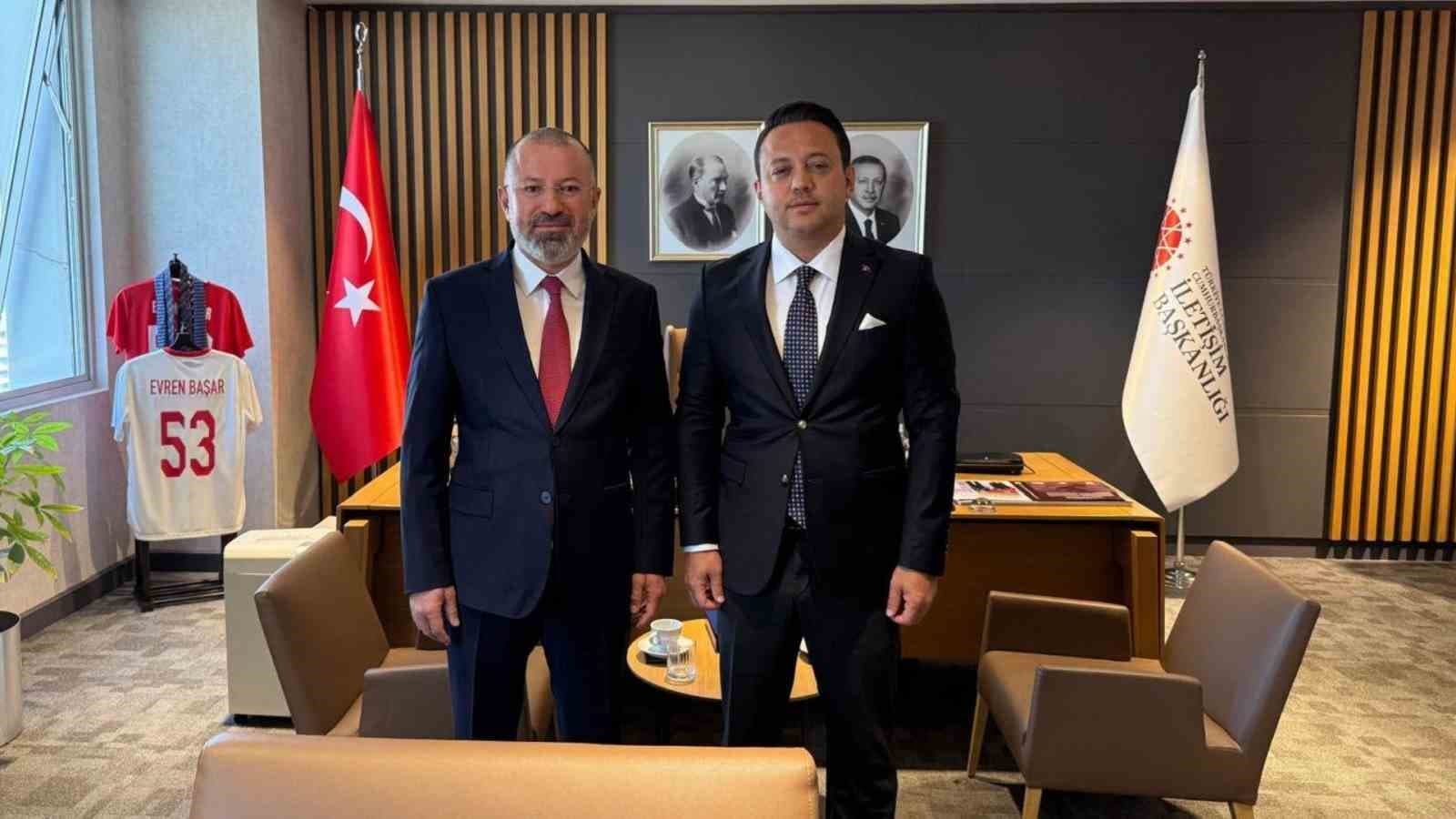 Rektör Kırışık’tan Cumhurbaşkanlığı İletişim Başkan Yardımcısı Başar’a ziyaret