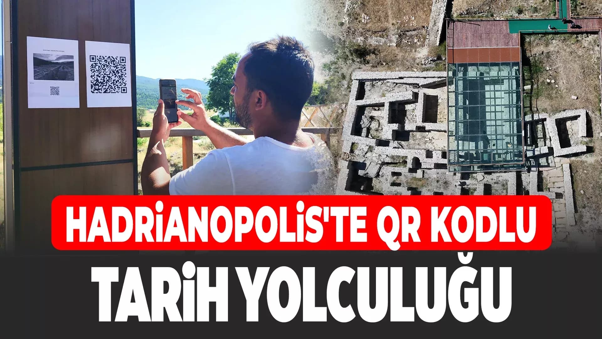 Yerli ve yabancı ziyaretçiler Hadrianopolis Antik Kentini QR kodla tanıyacak