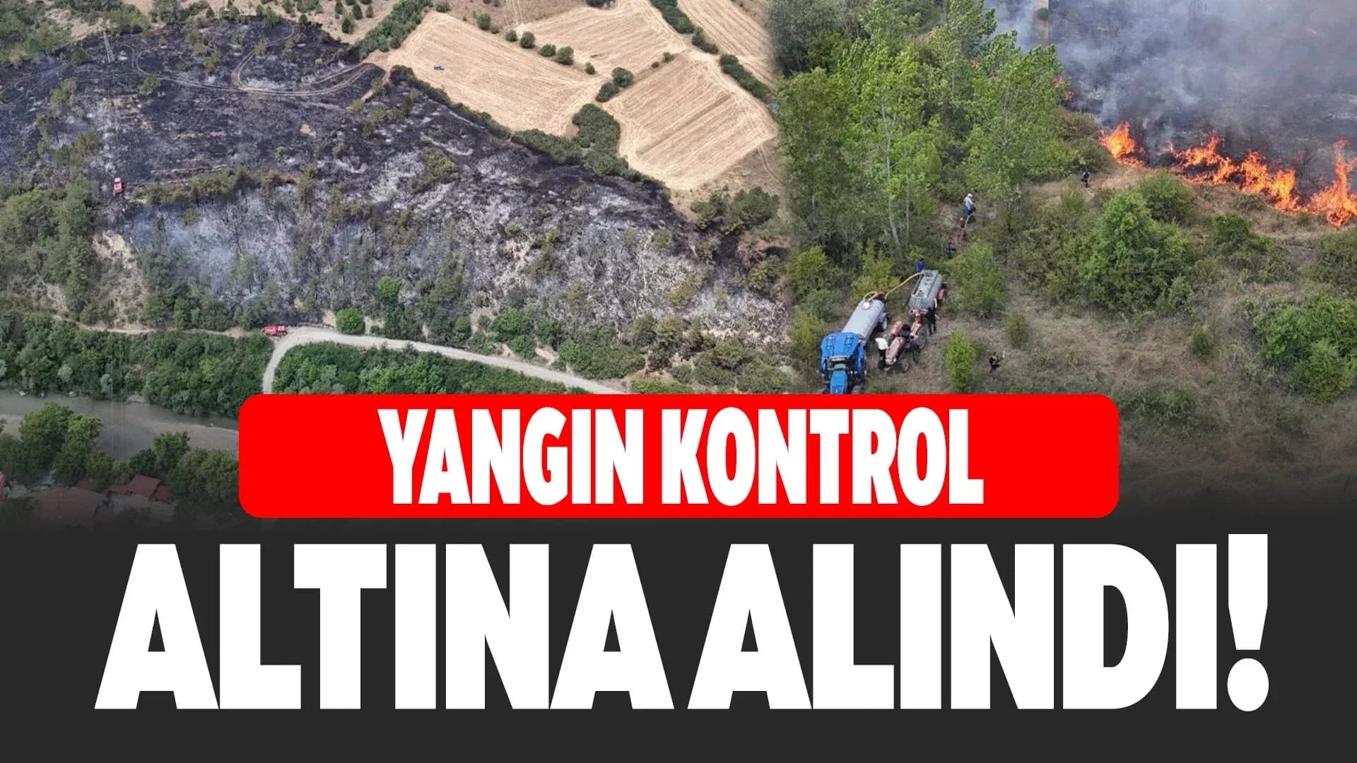 Karabük'te orman yangını kontrol altına alındı