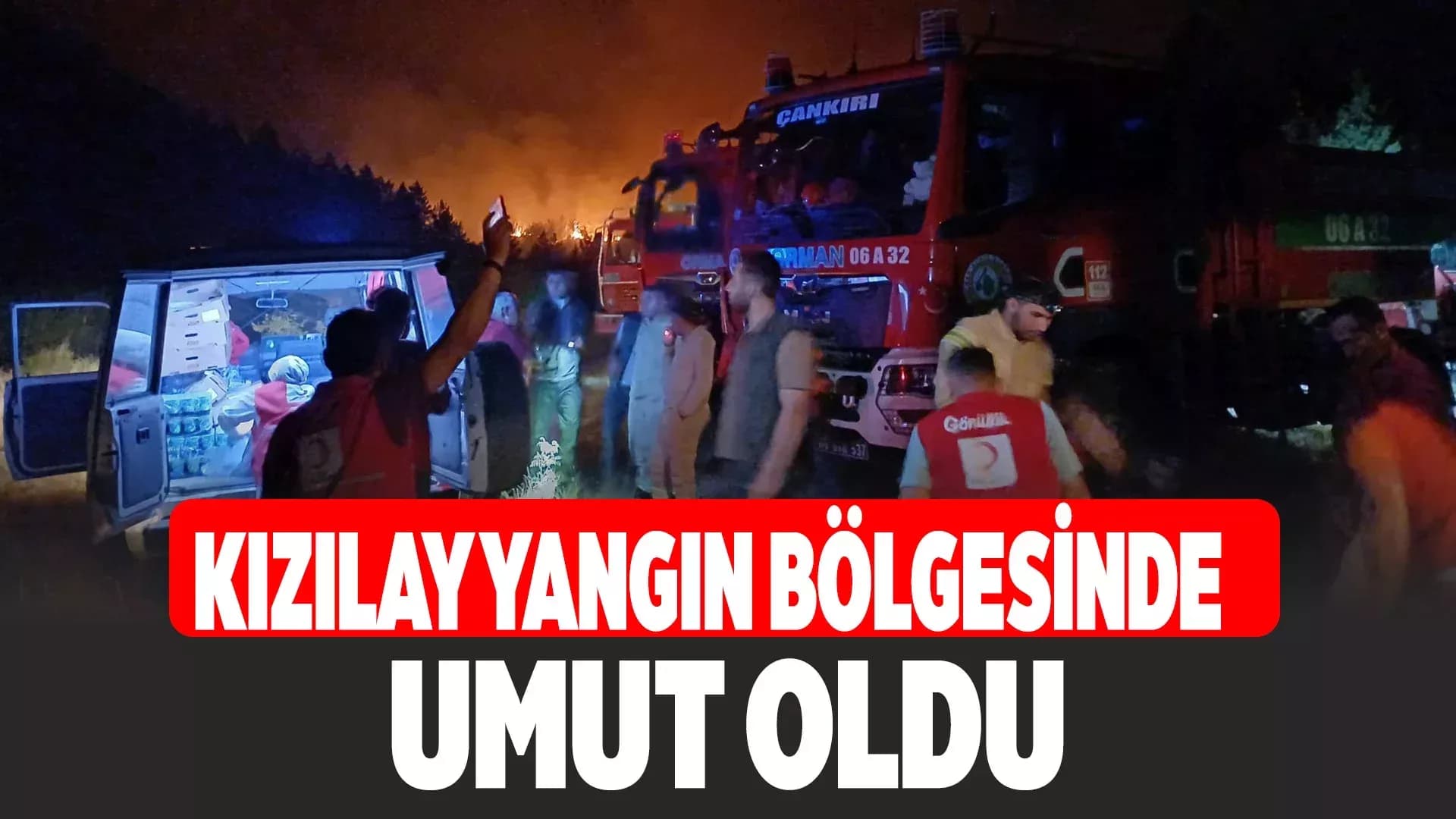 Kızılay Ekipleri Görev Başında