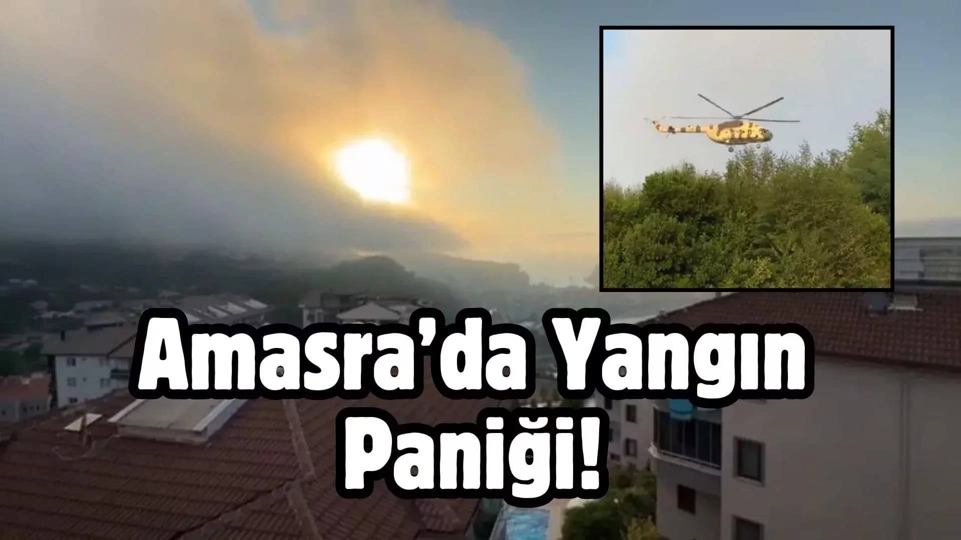 Aniden ortaya çıktı, korkulu anlara neden oldu