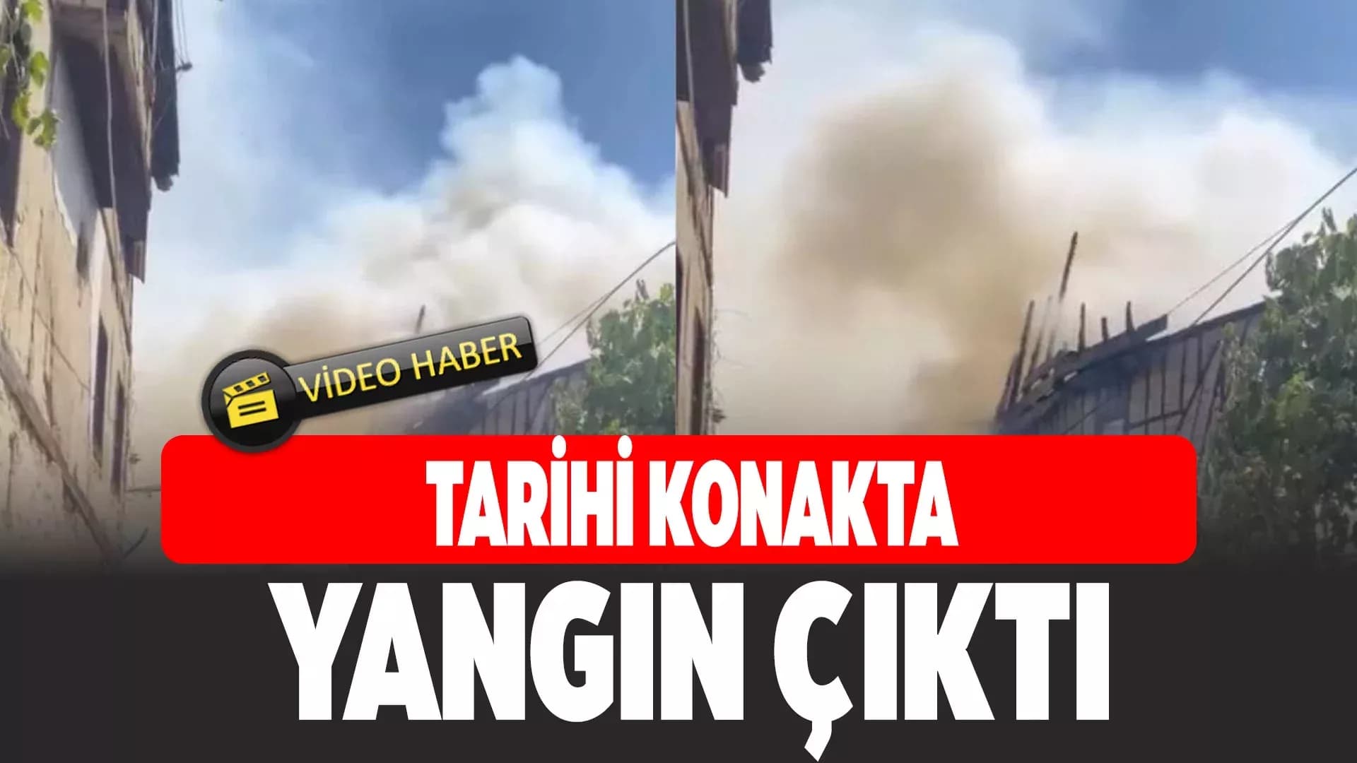 Karabük'te tarihi konakta yangın çıktı