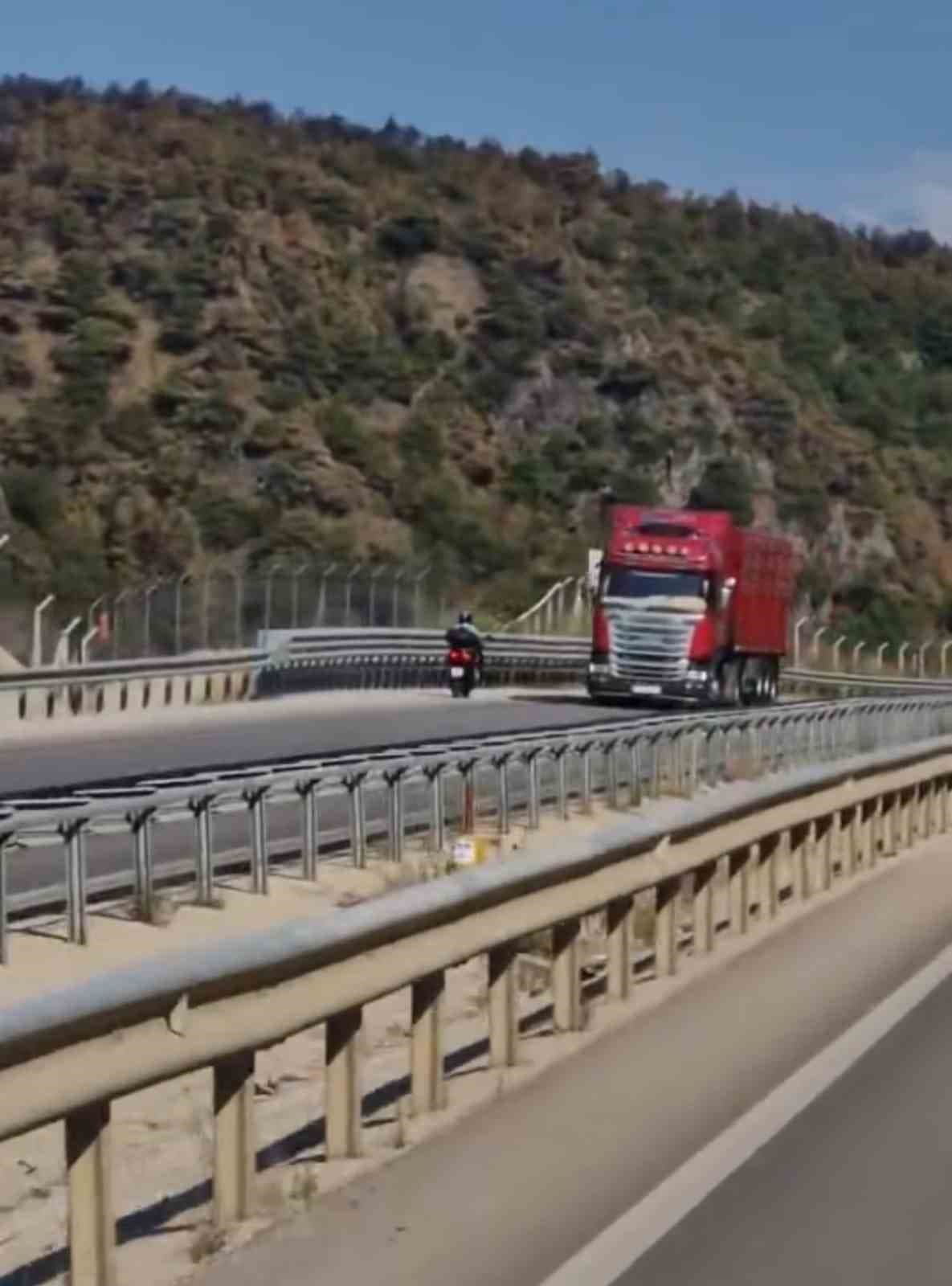 Ters şeritte tehlikeli yolculuğa ağır ceza