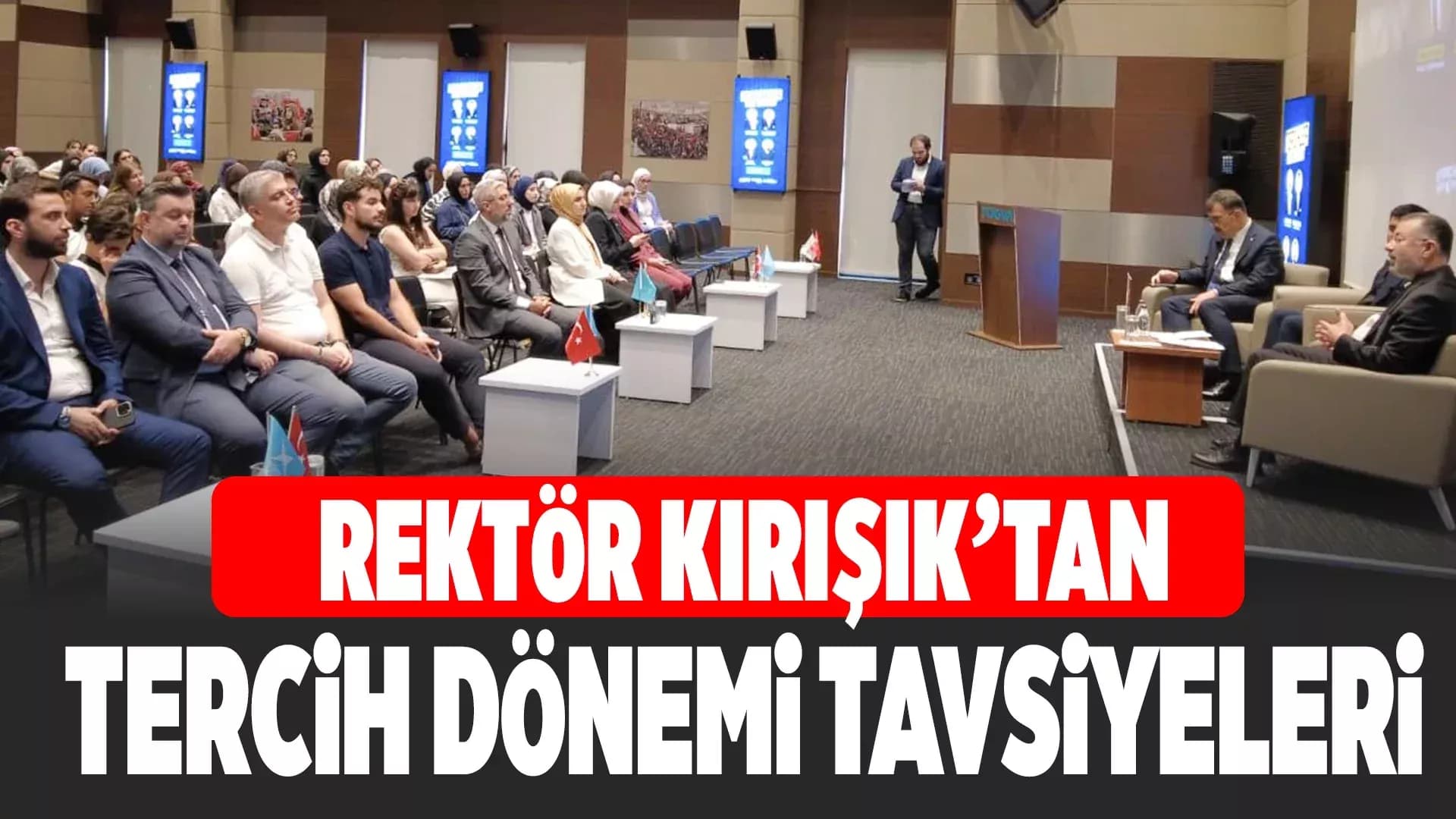Rektör Kırışık, “Tercihler Bize Emanet” Programında Gençlerle Buluştu