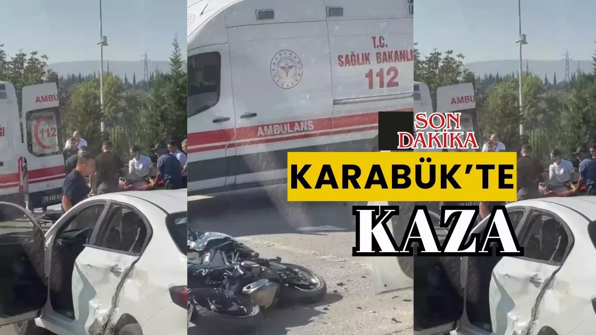Karabük Valiliği Önünde Trafik Kazası: Yaralılar Hastaneye Kaldırıldı